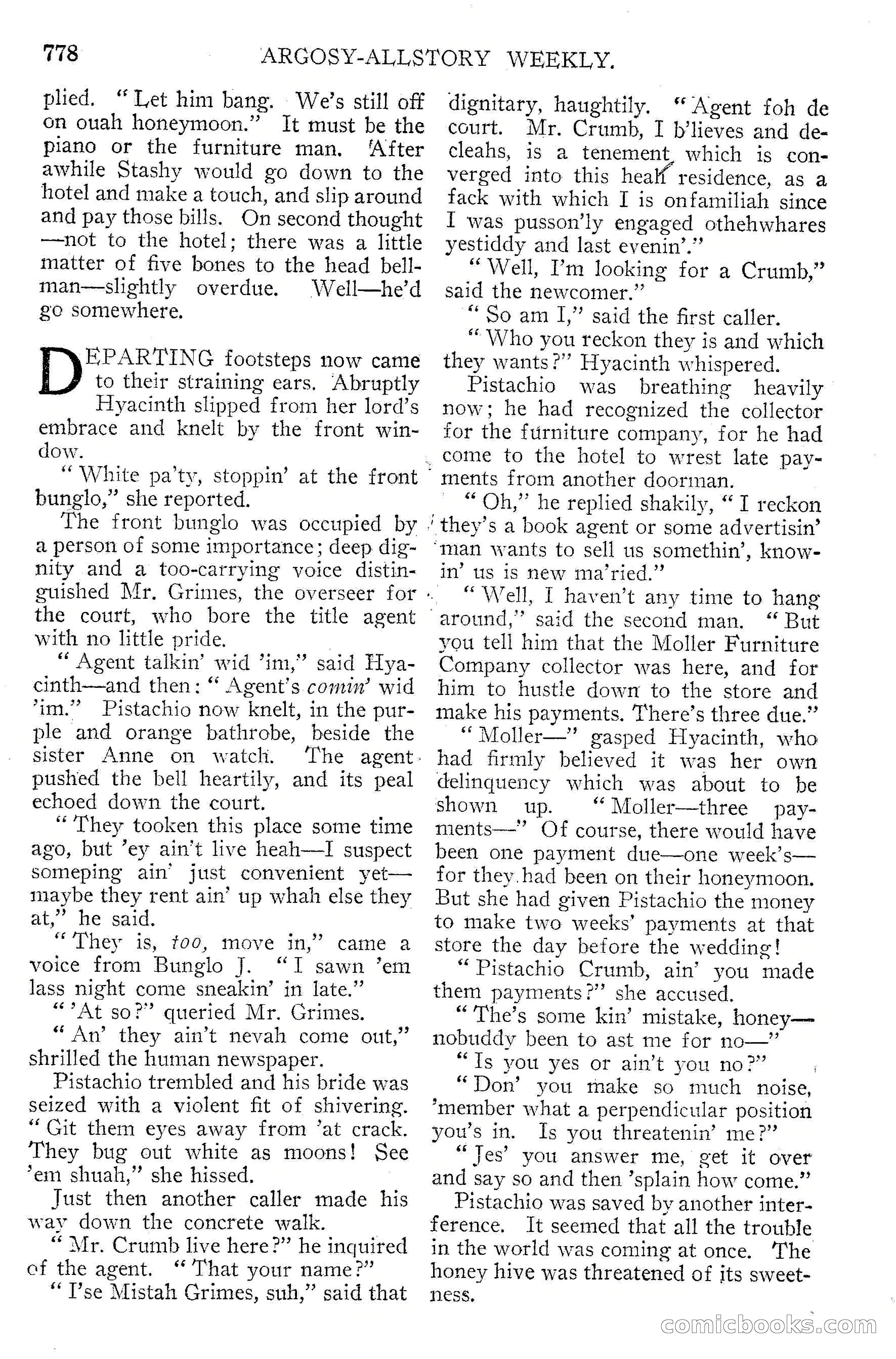 Argosy All-Story Weekly, September 15, 1928 — page 60 of 148