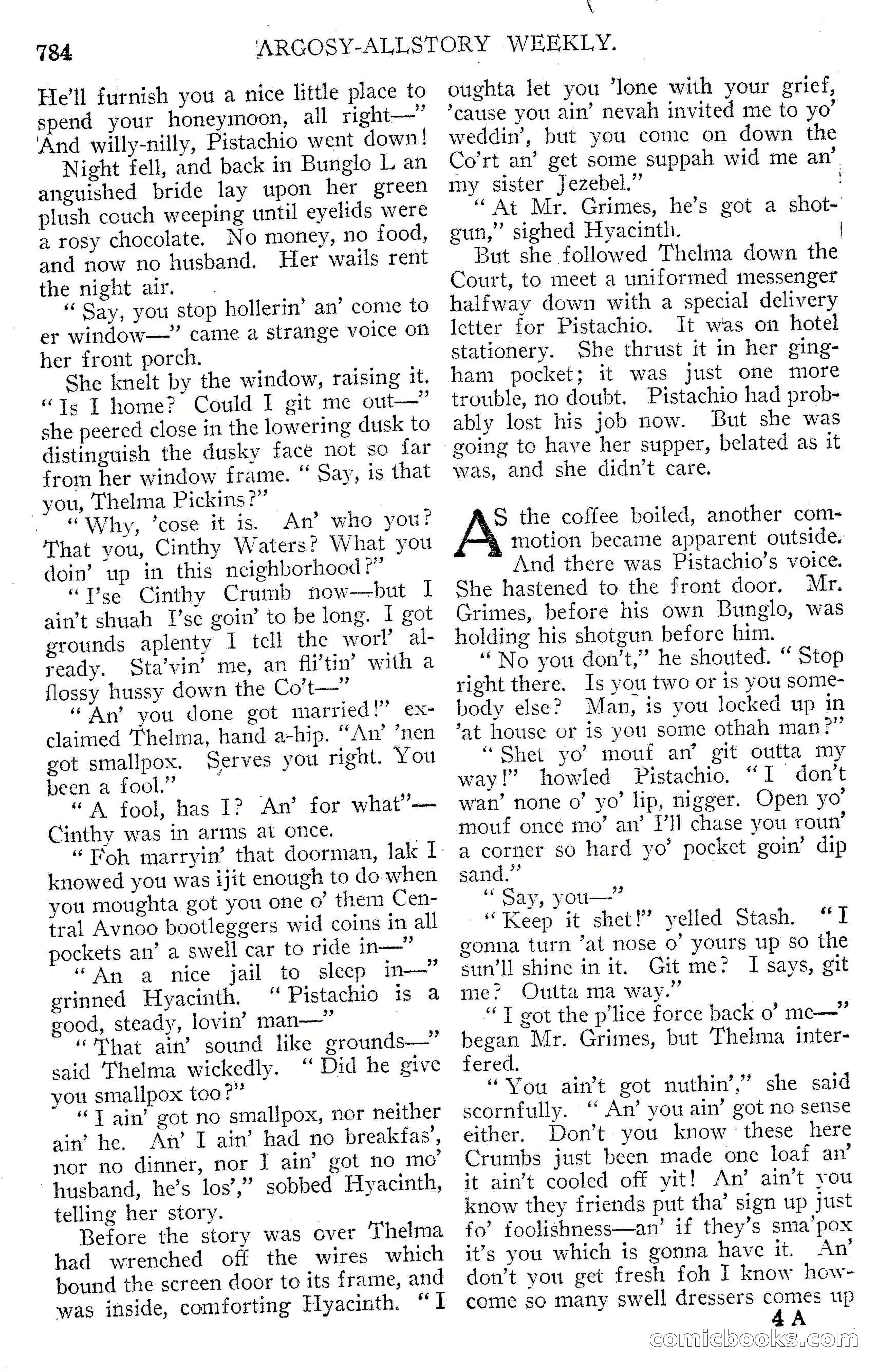 Argosy All-Story Weekly, September 15, 1928 — page 66 of 148