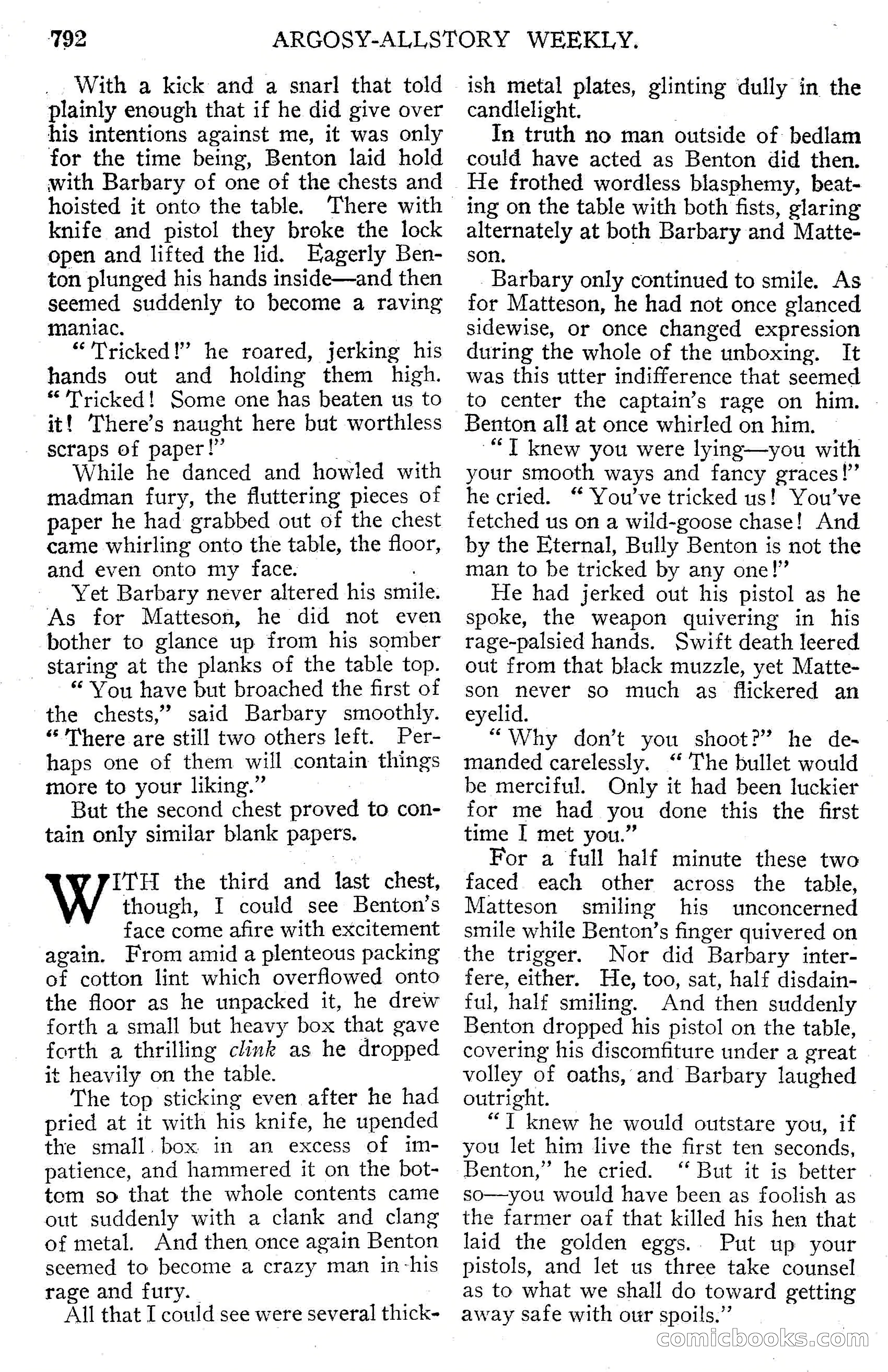 Argosy All-Story Weekly, September 15, 1928 — page 74 of 148
