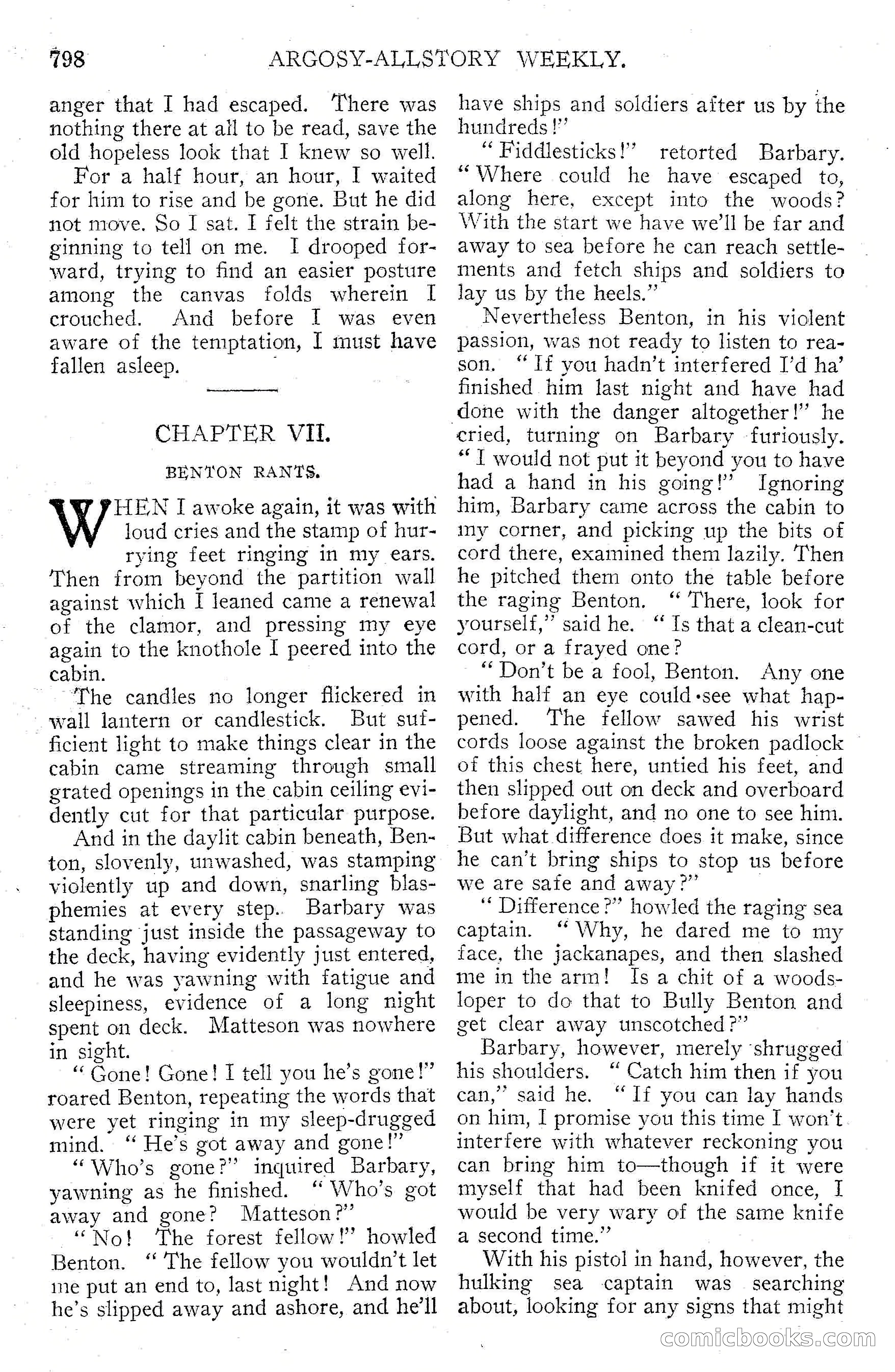 Argosy All-Story Weekly, September 15, 1928 — page 80 of 148