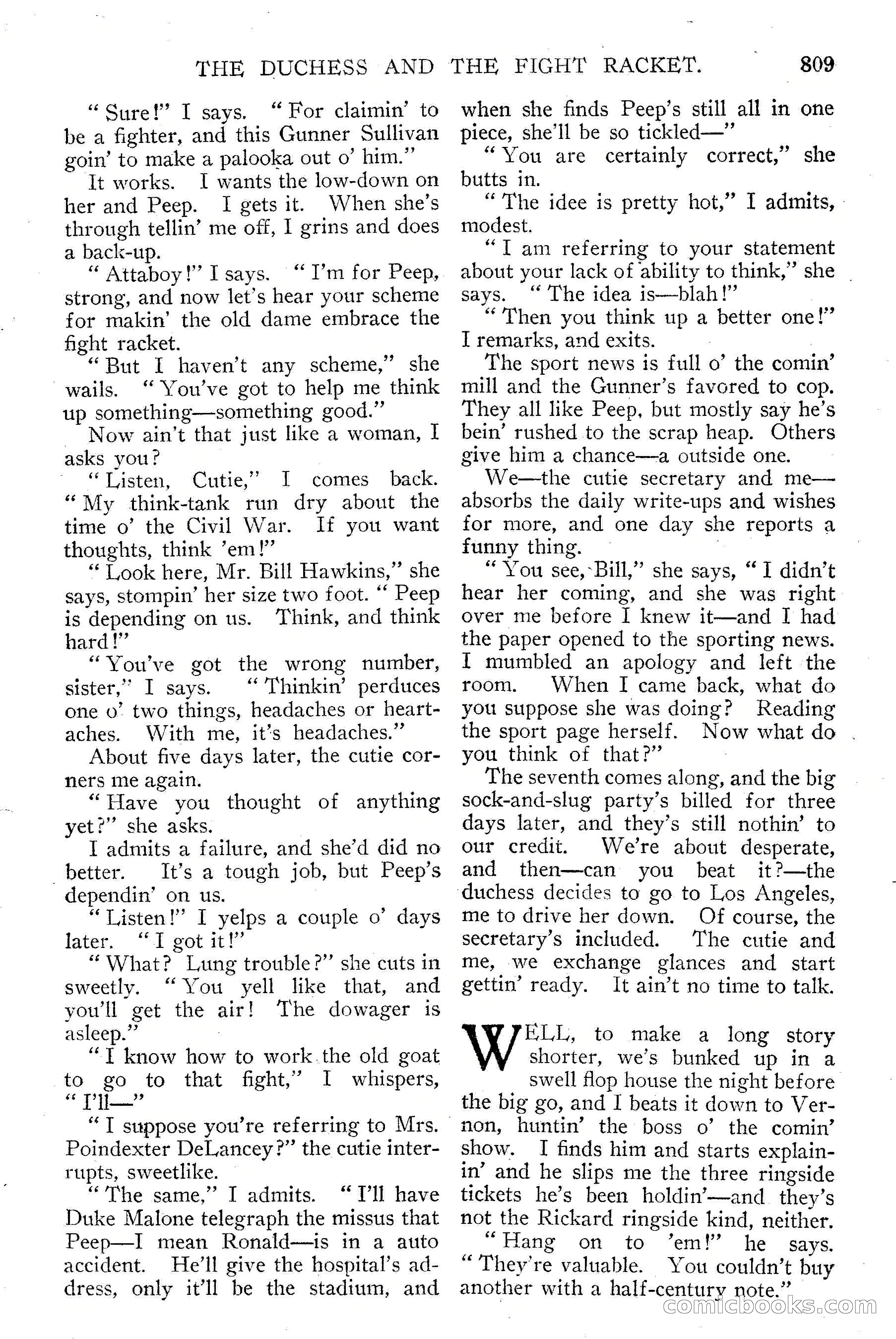 Argosy All-Story Weekly, September 15, 1928 — page 91 of 148