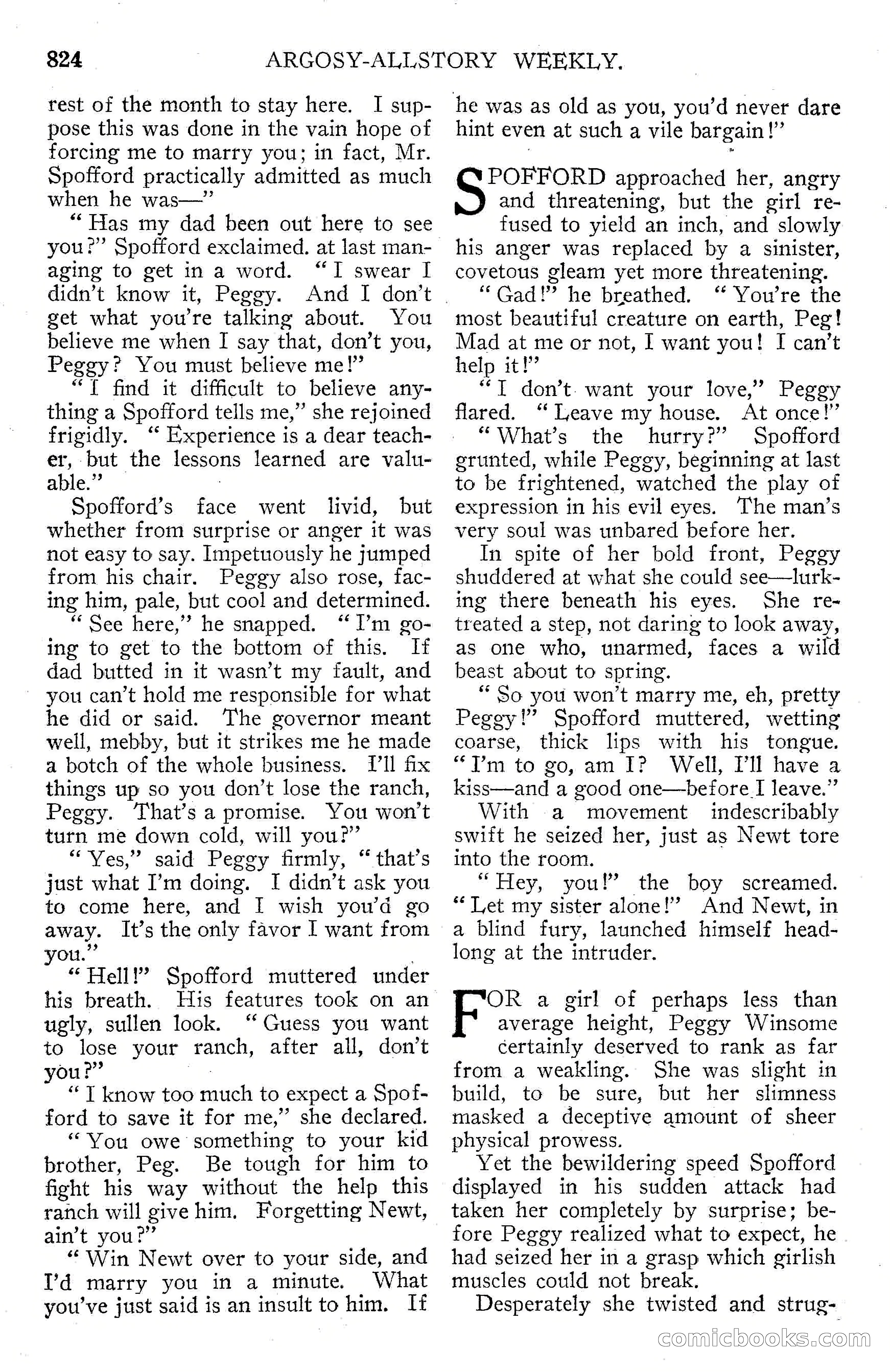 Argosy All-Story Weekly, September 15, 1928 — page 106 of 148