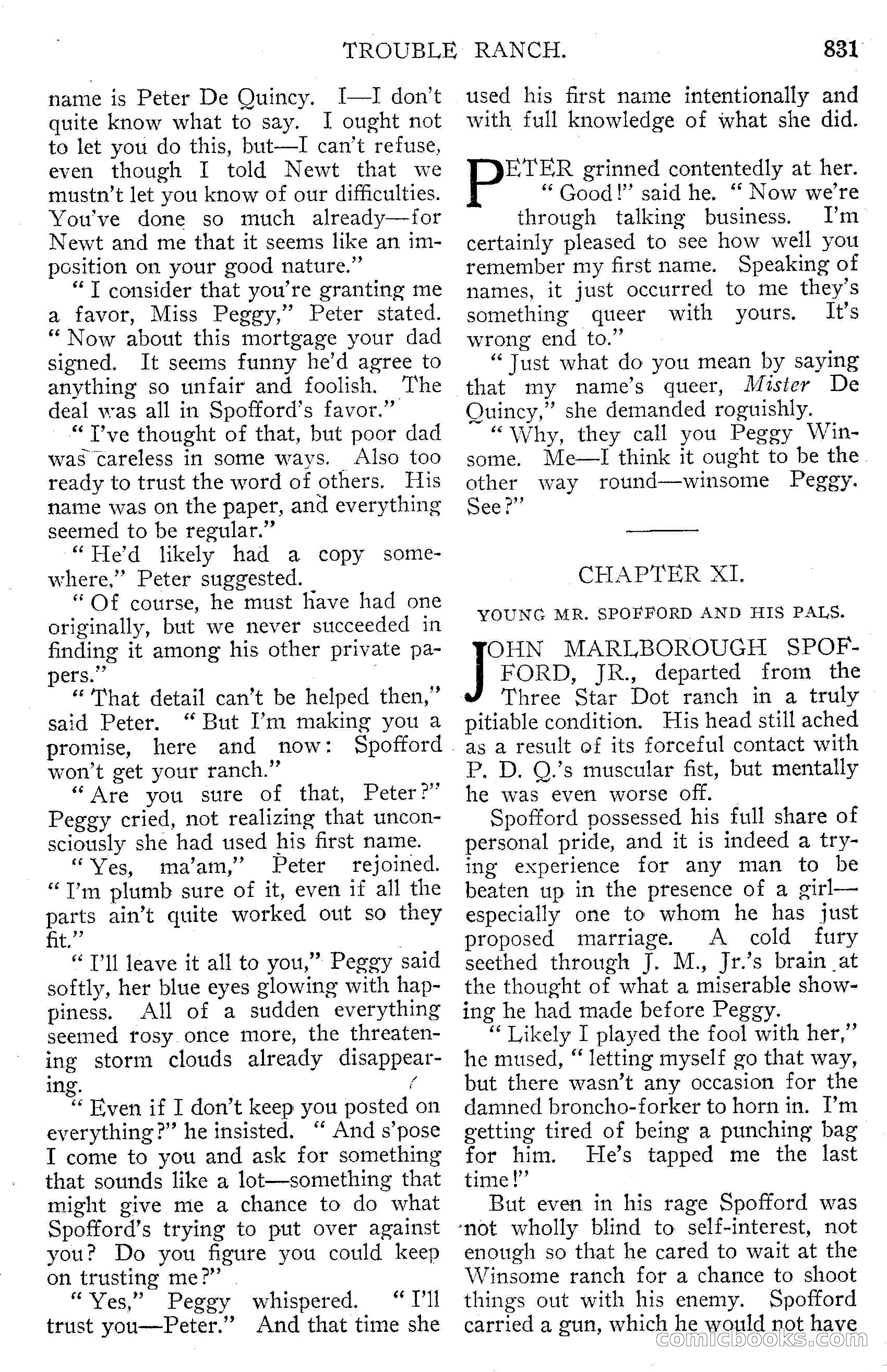 Argosy All-Story Weekly, September 15, 1928 — page 113 of 148