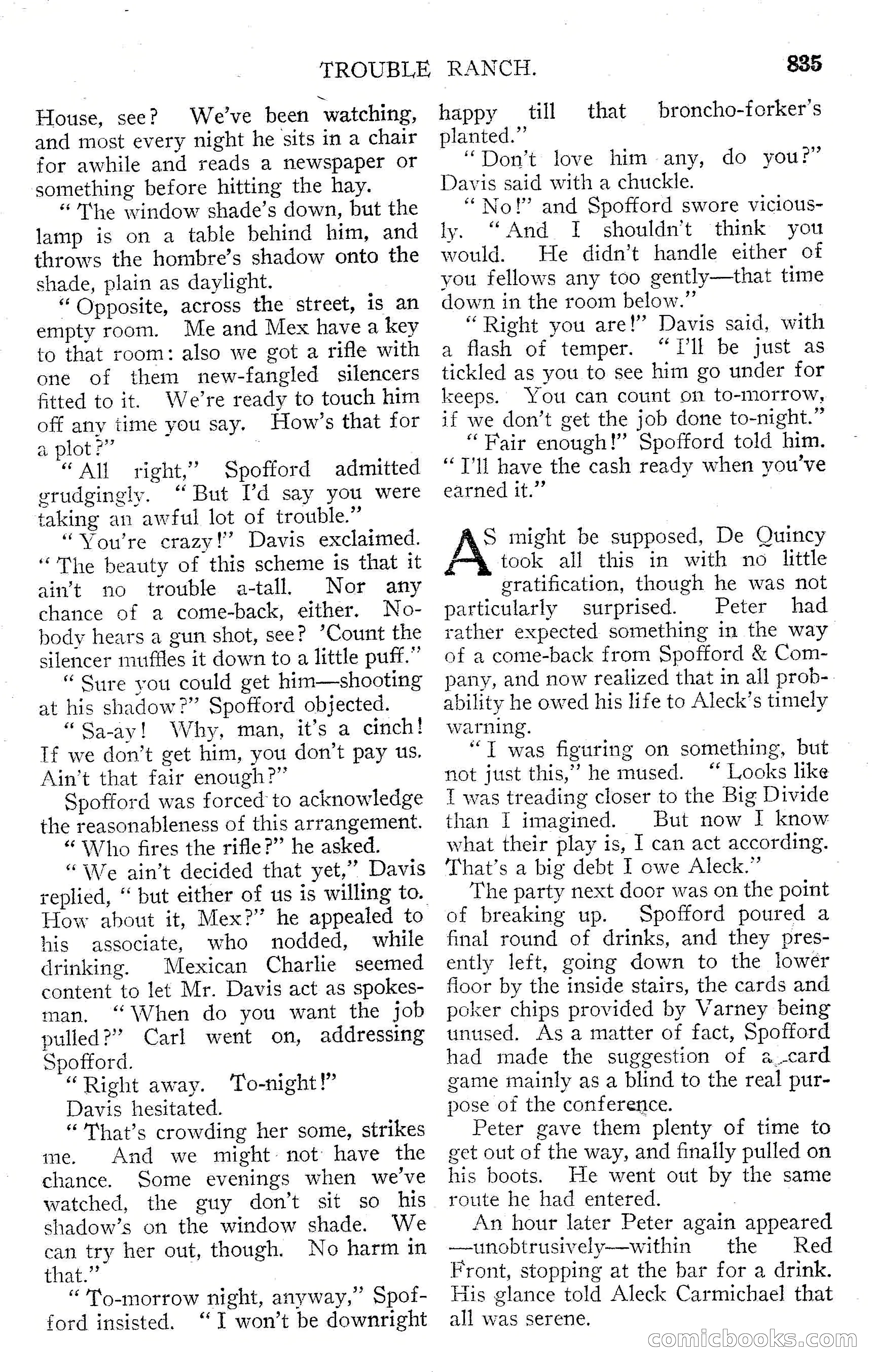 Argosy All-Story Weekly, September 15, 1928 — page 117 of 148