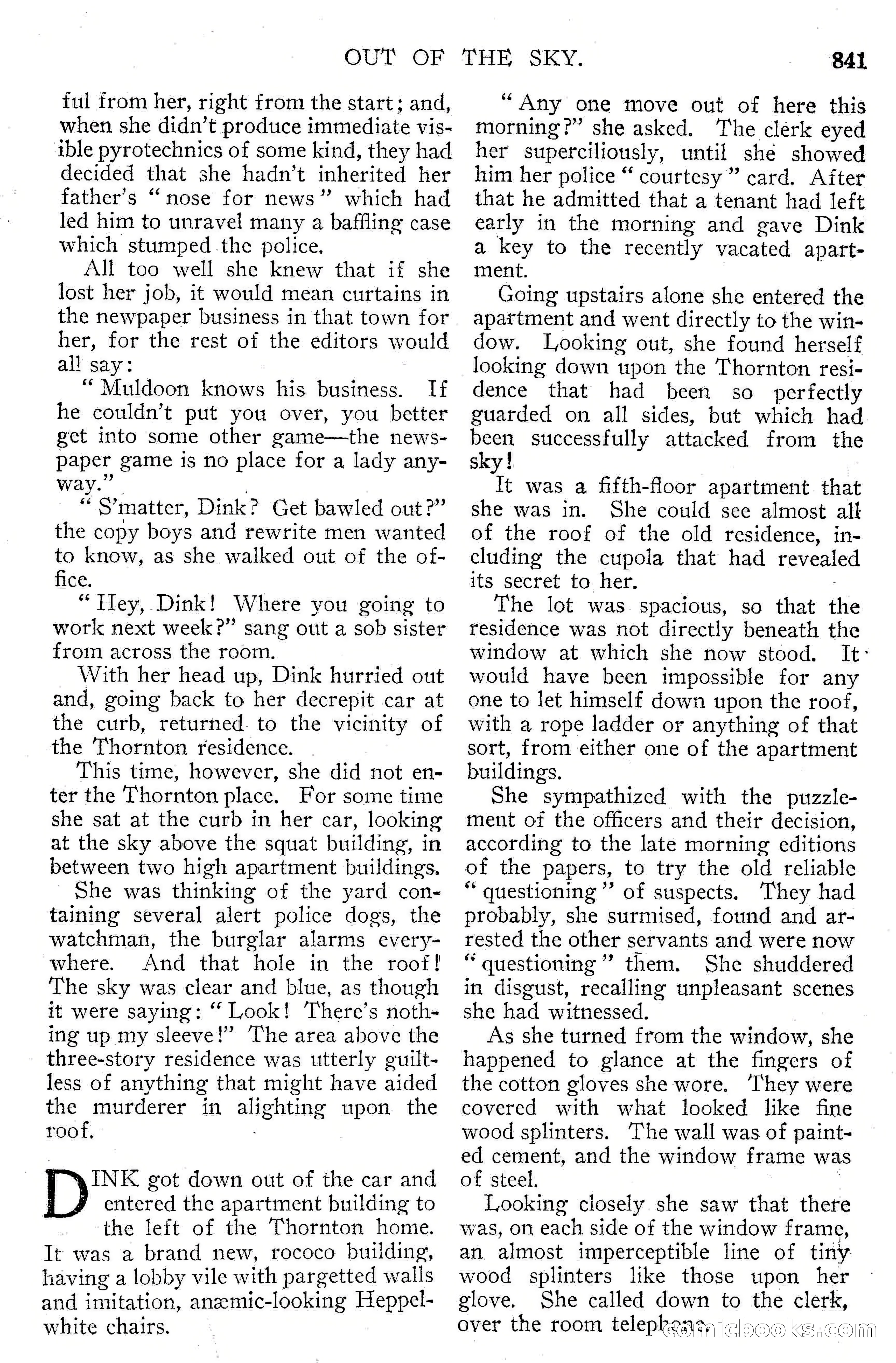 Argosy All-Story Weekly, September 15, 1928 — page 123 of 148