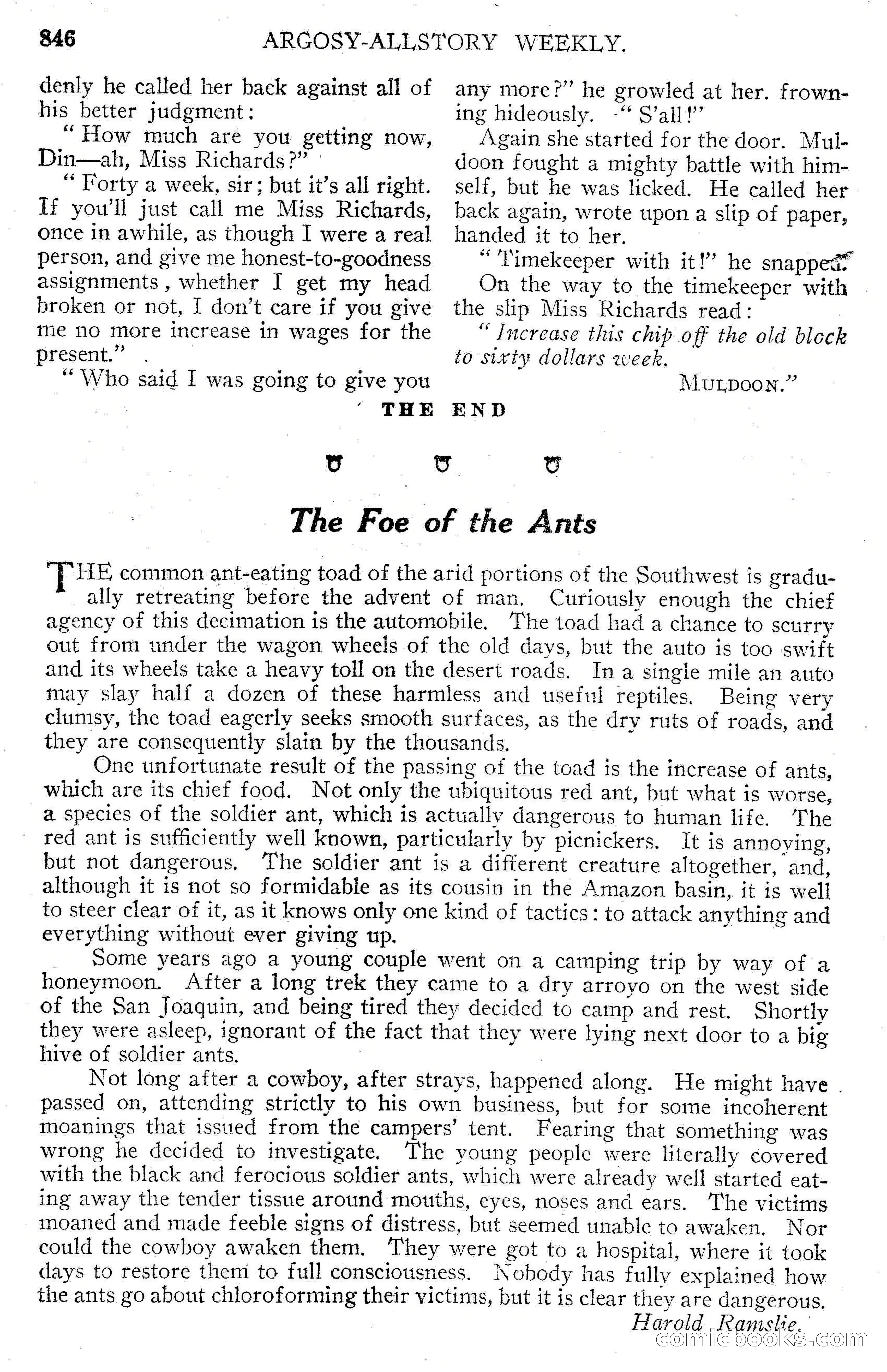 Argosy All-Story Weekly, September 15, 1928 — page 128 of 148