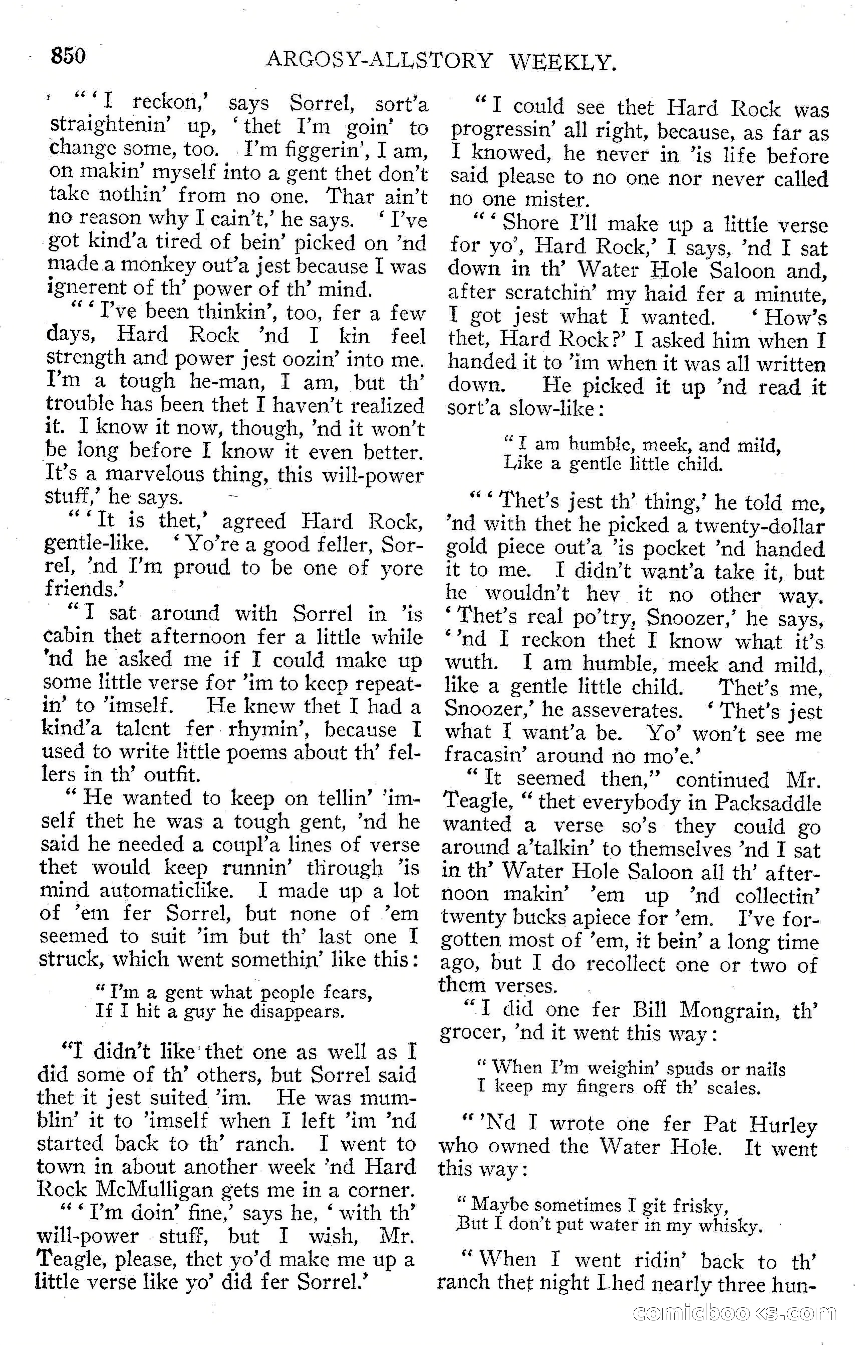 Argosy All-Story Weekly, September 15, 1928 — page 132 of 148