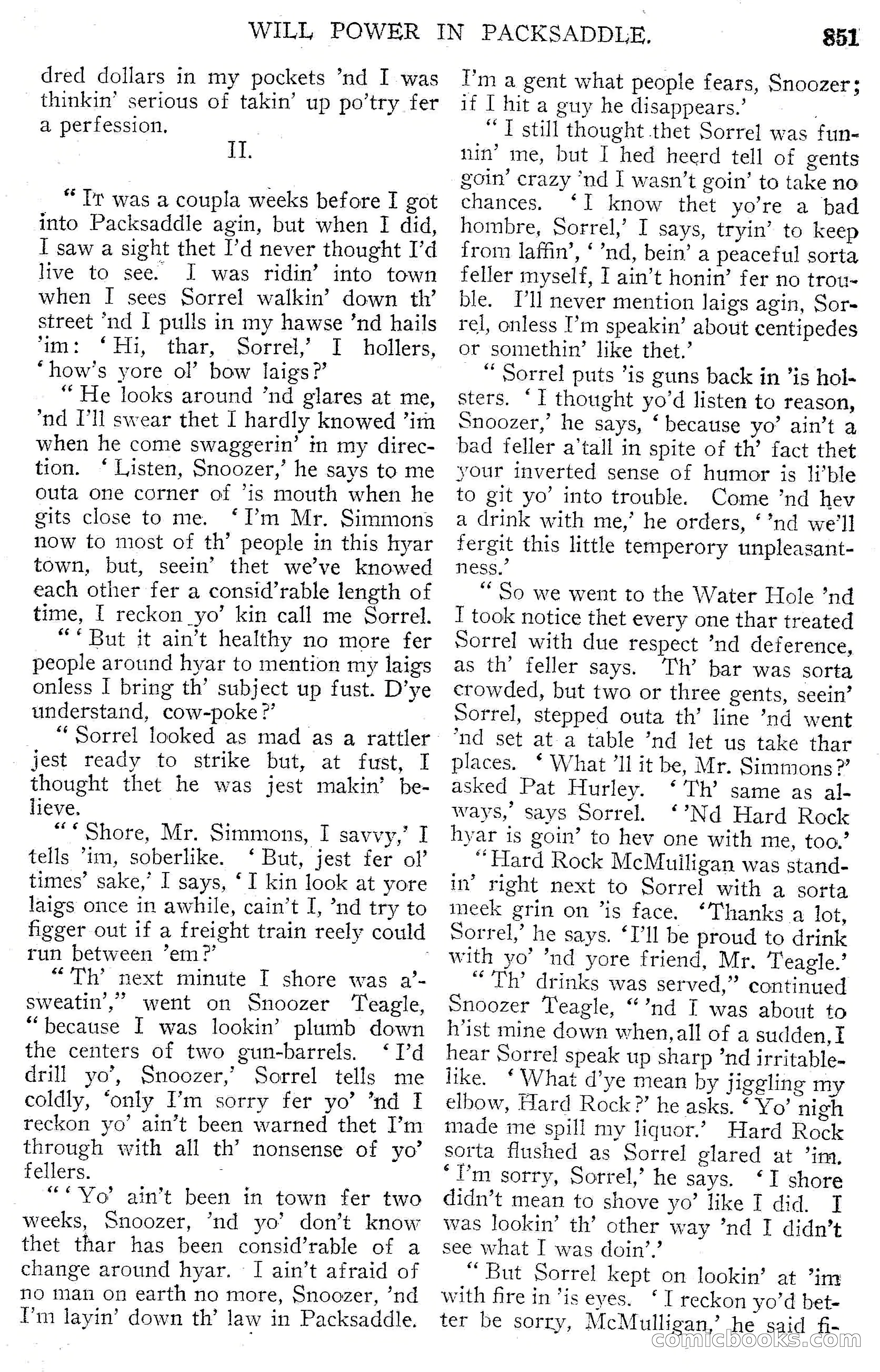 Argosy All-Story Weekly, September 15, 1928 — page 133 of 148