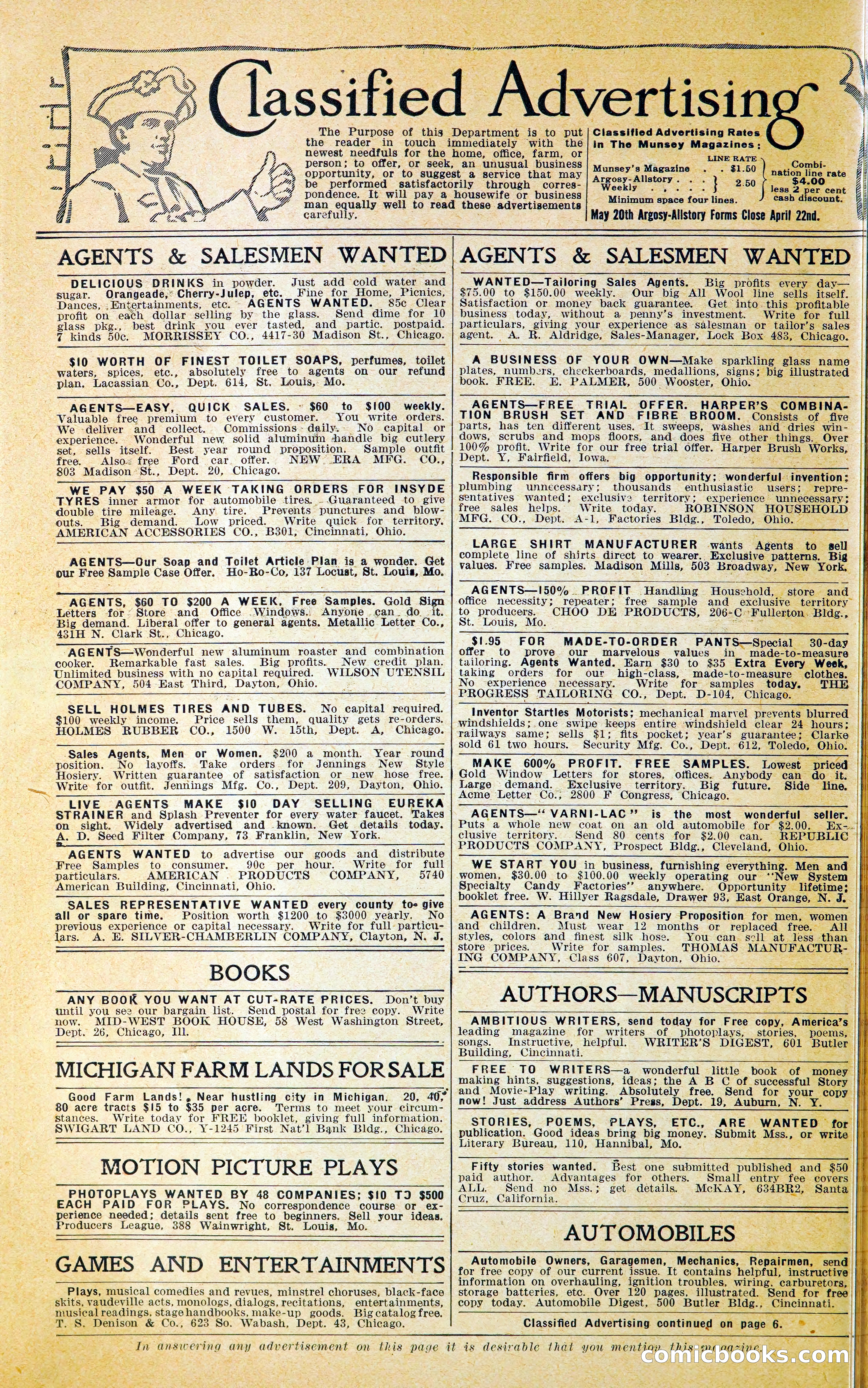 Argosy All-Story Weekly — page 13 of 393