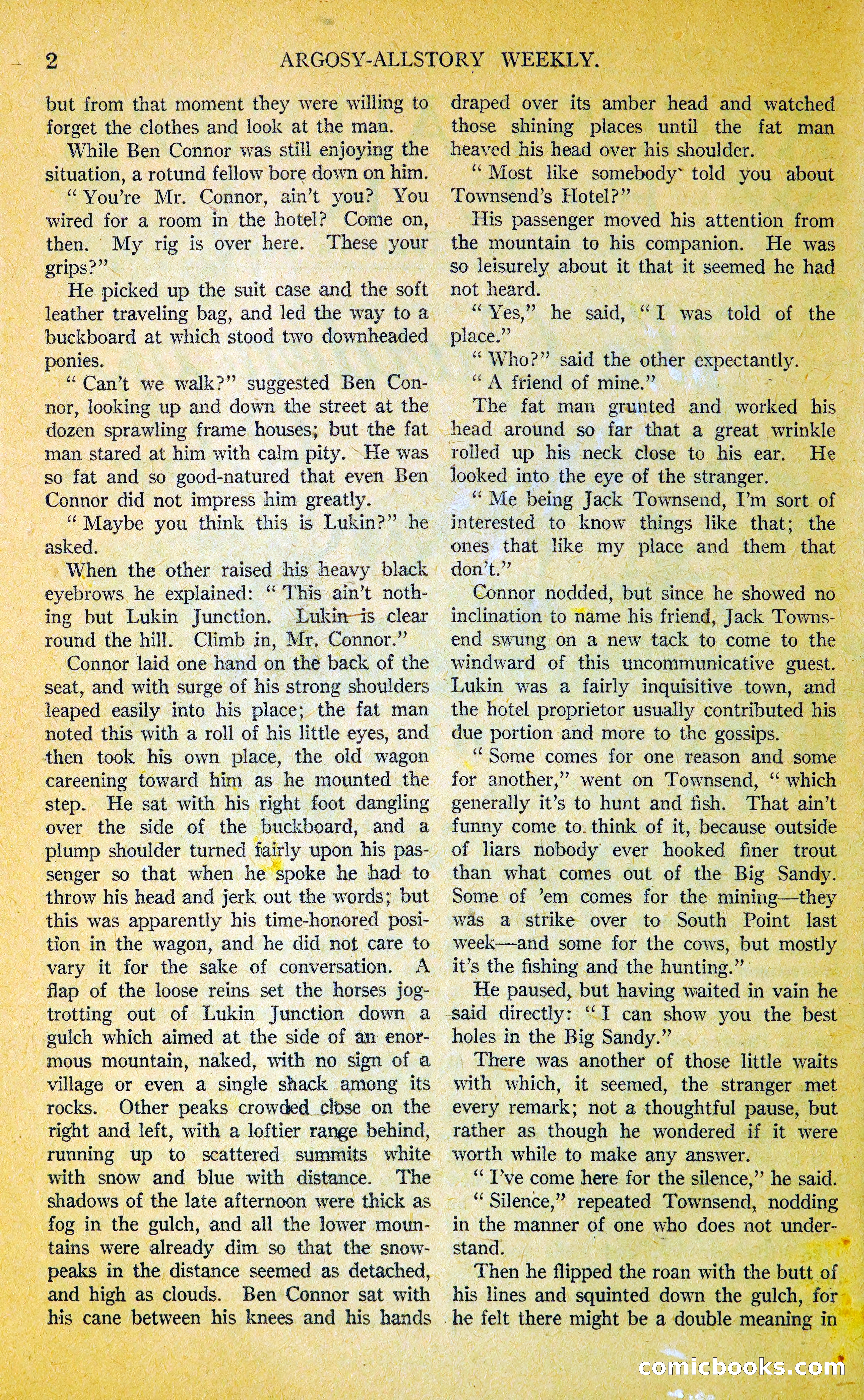 Argosy All-Story Weekly — page 19 of 393