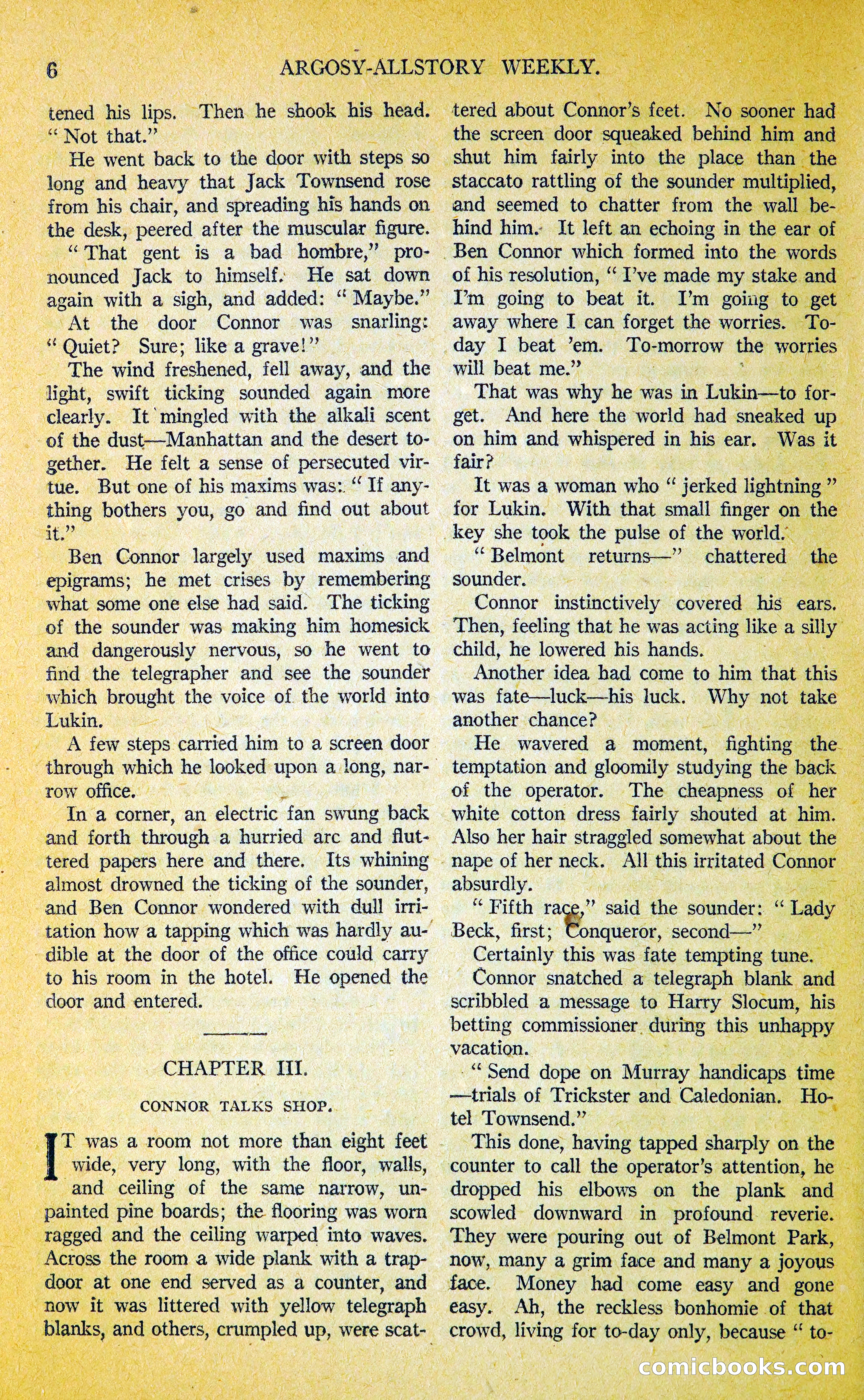 Argosy All-Story Weekly — page 23 of 393