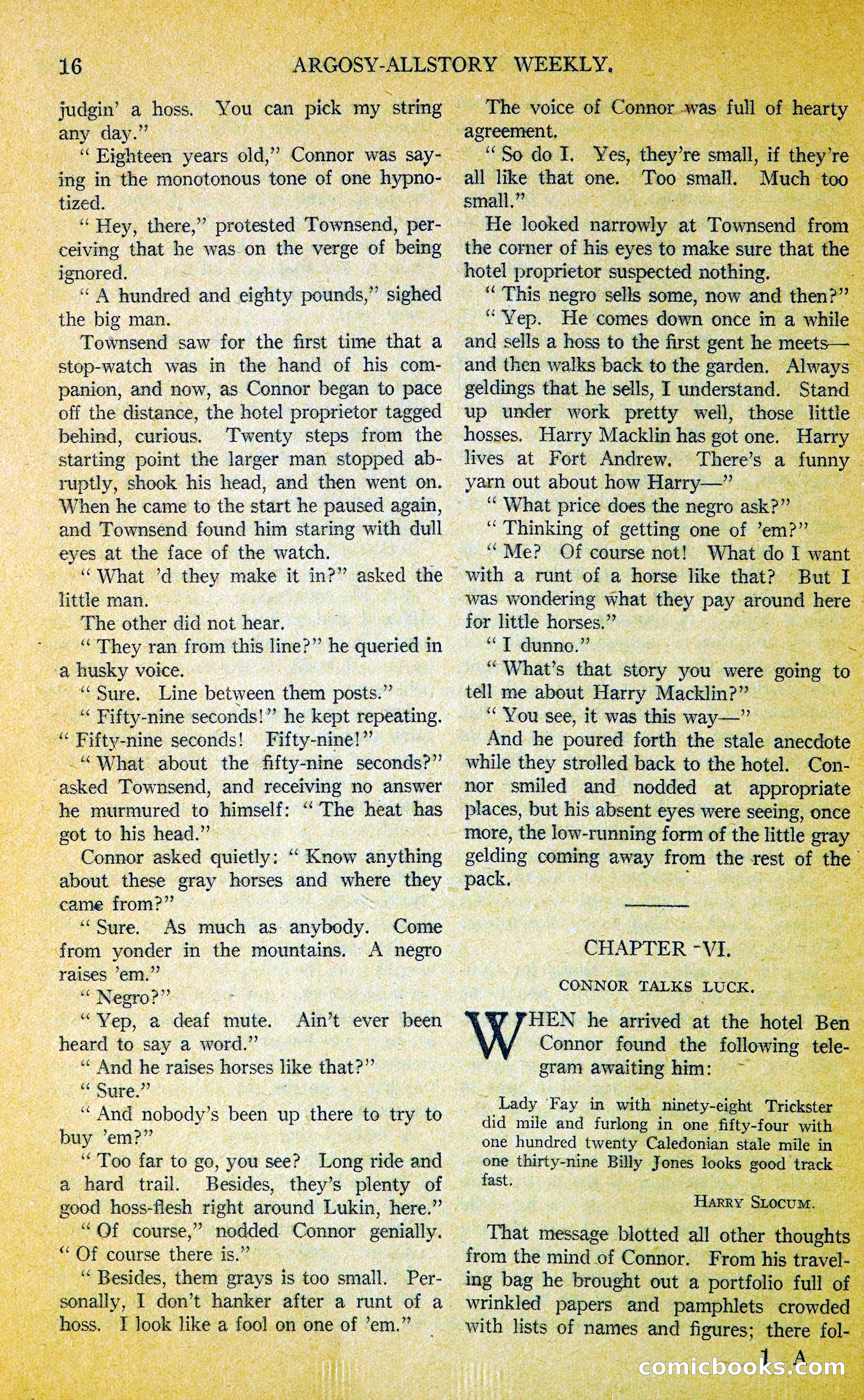 Argosy All-Story Weekly — page 33 of 393