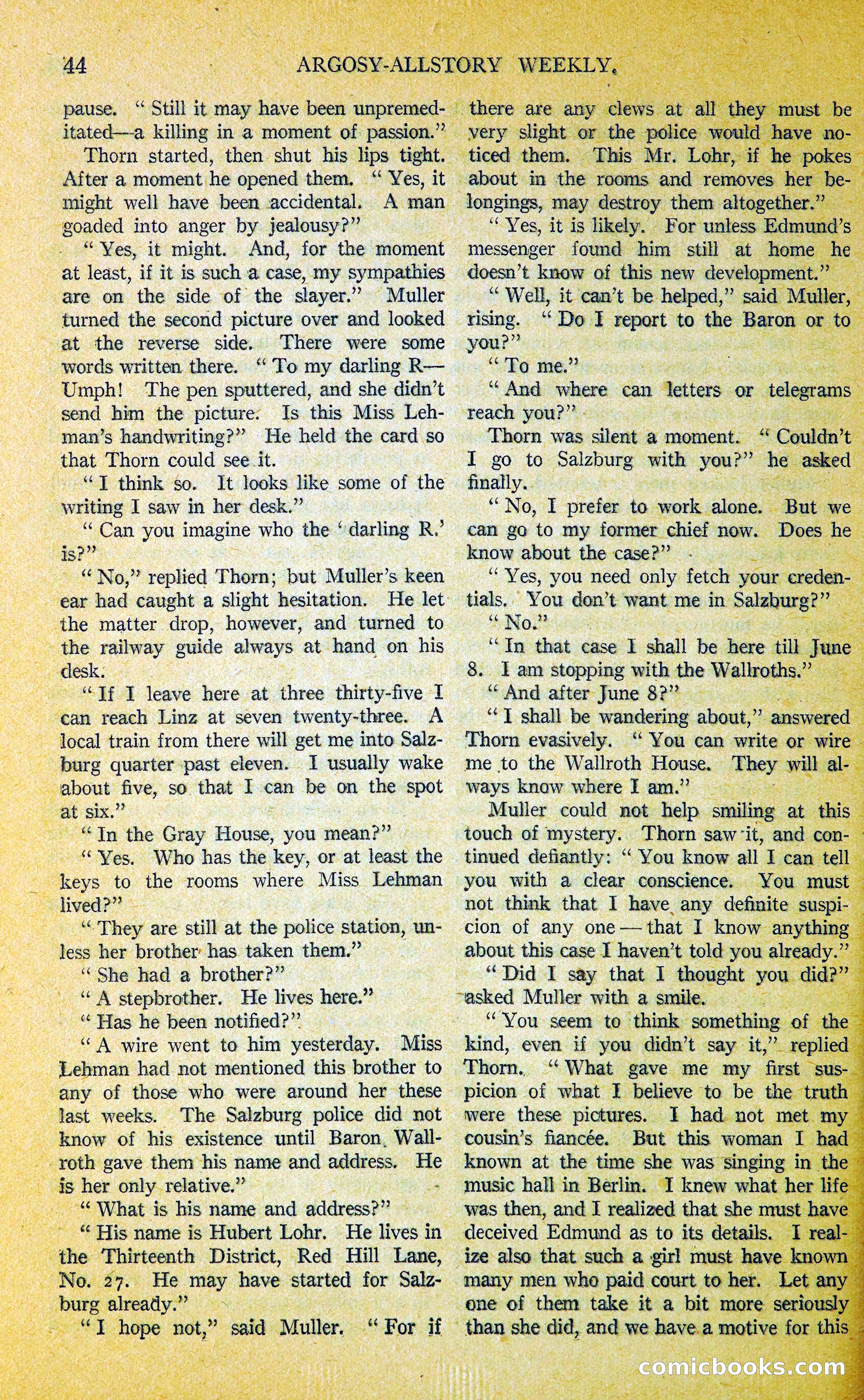 Argosy All-Story Weekly — page 61 of 393