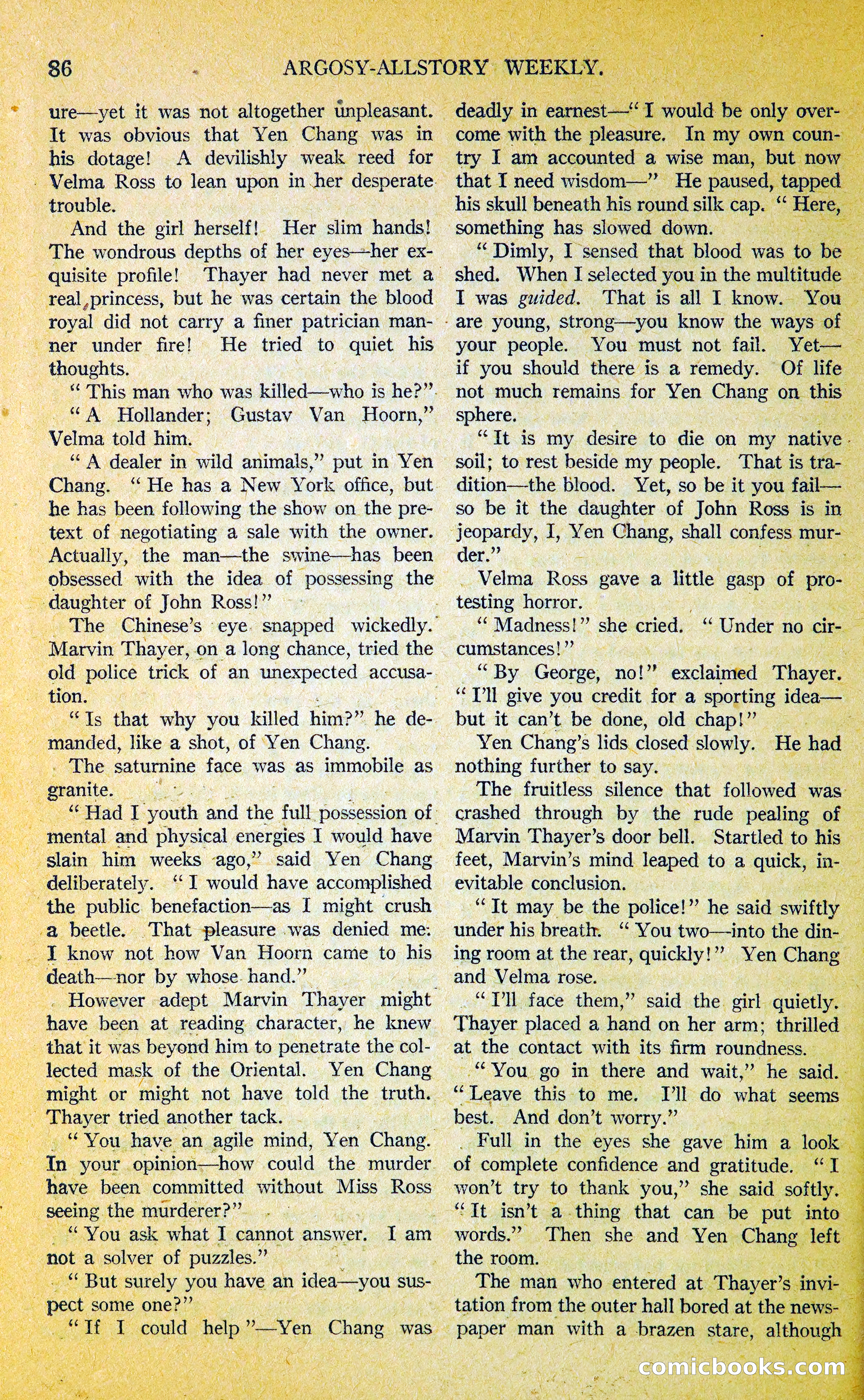 Argosy All-Story Weekly — page 103 of 393