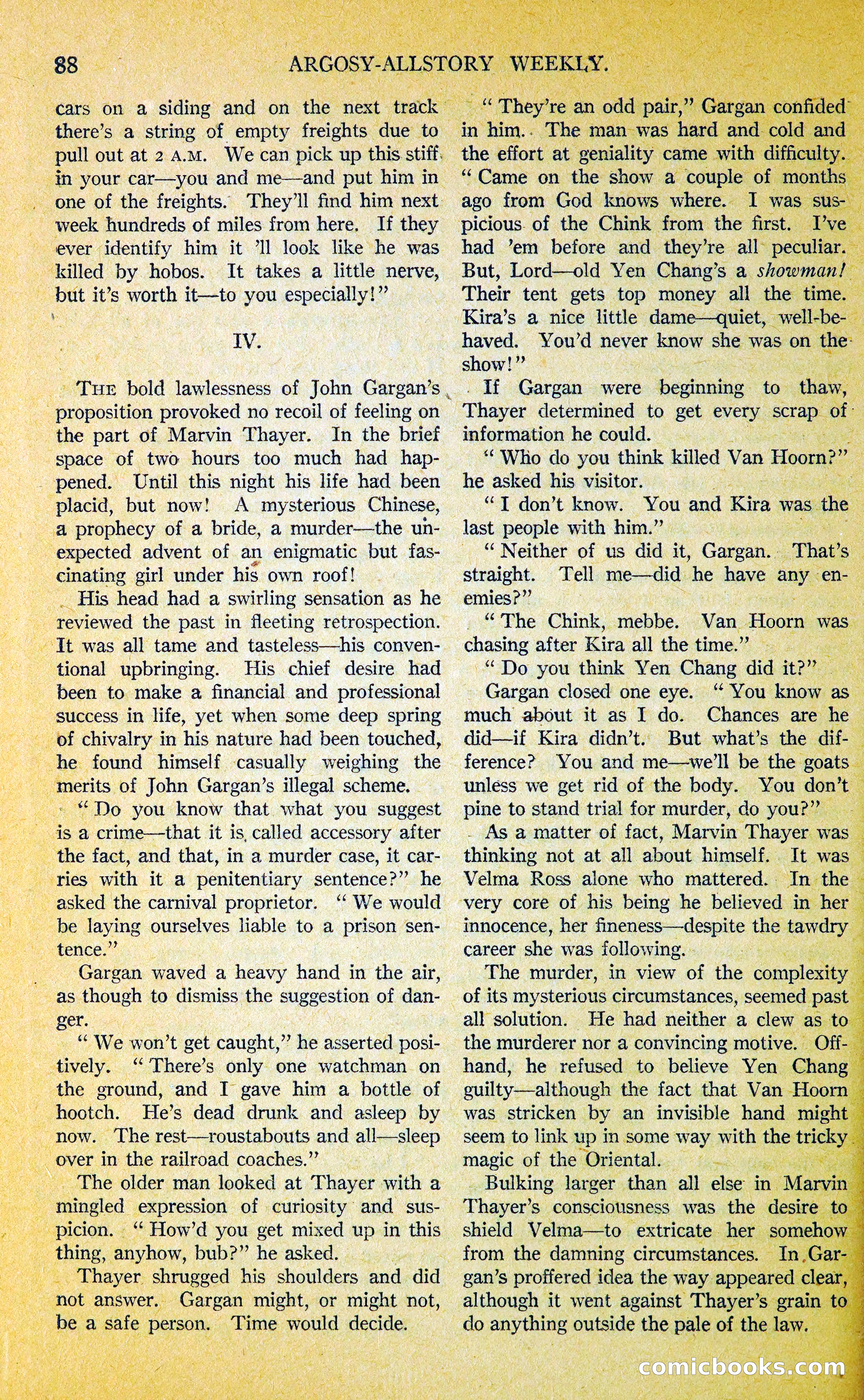 Argosy All-Story Weekly — page 105 of 393