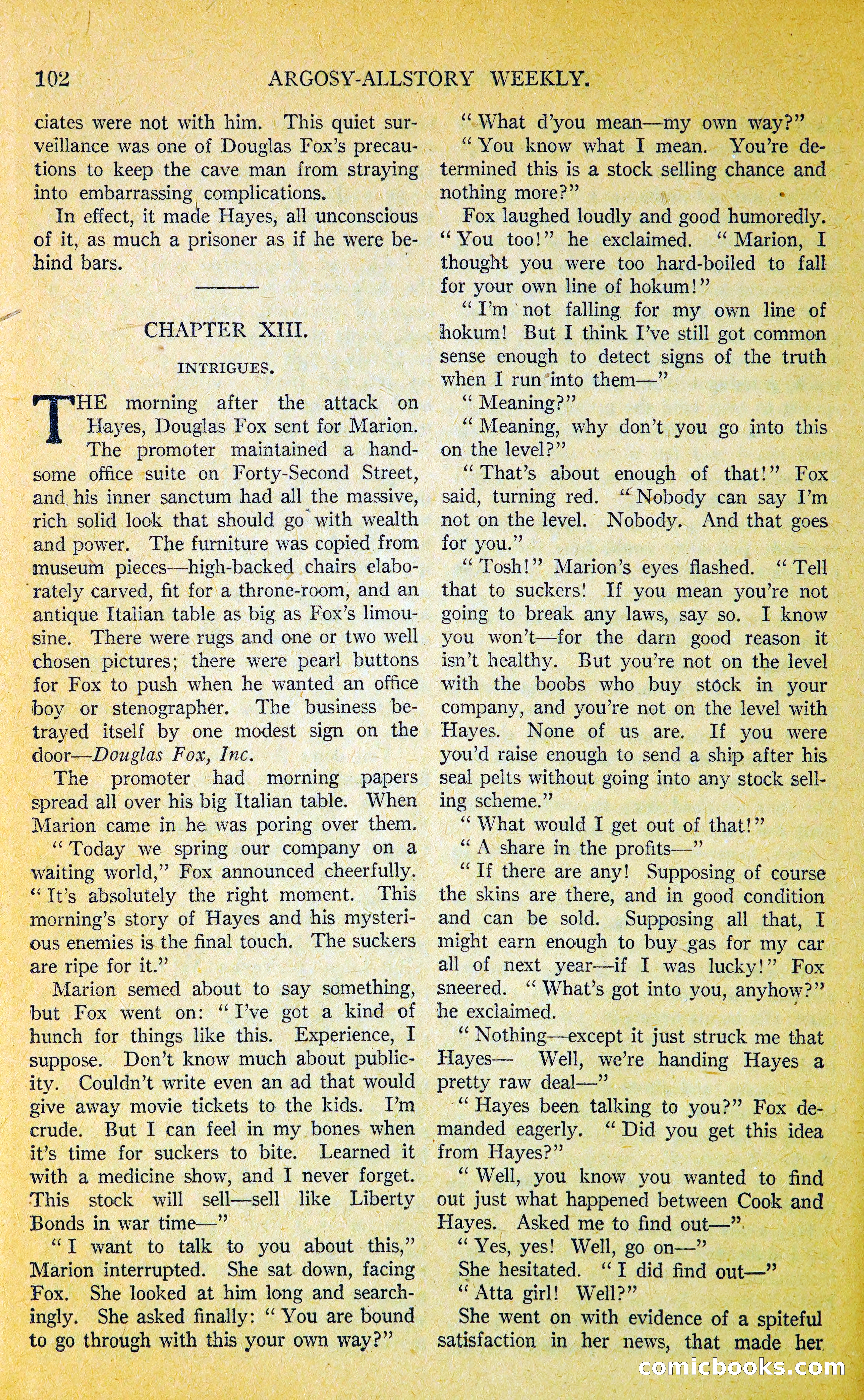 Argosy All-Story Weekly — page 119 of 393