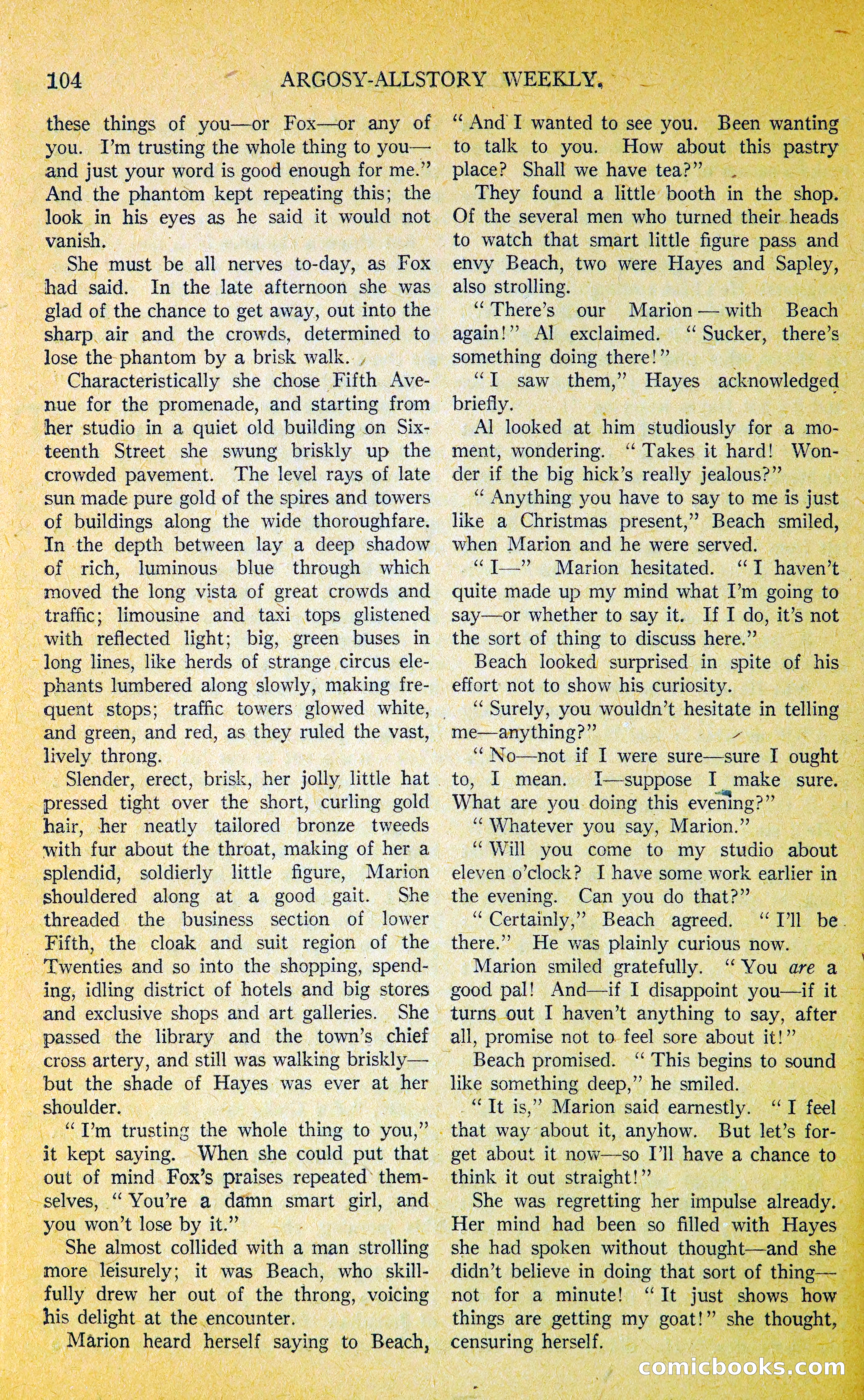 Argosy All-Story Weekly — page 121 of 393