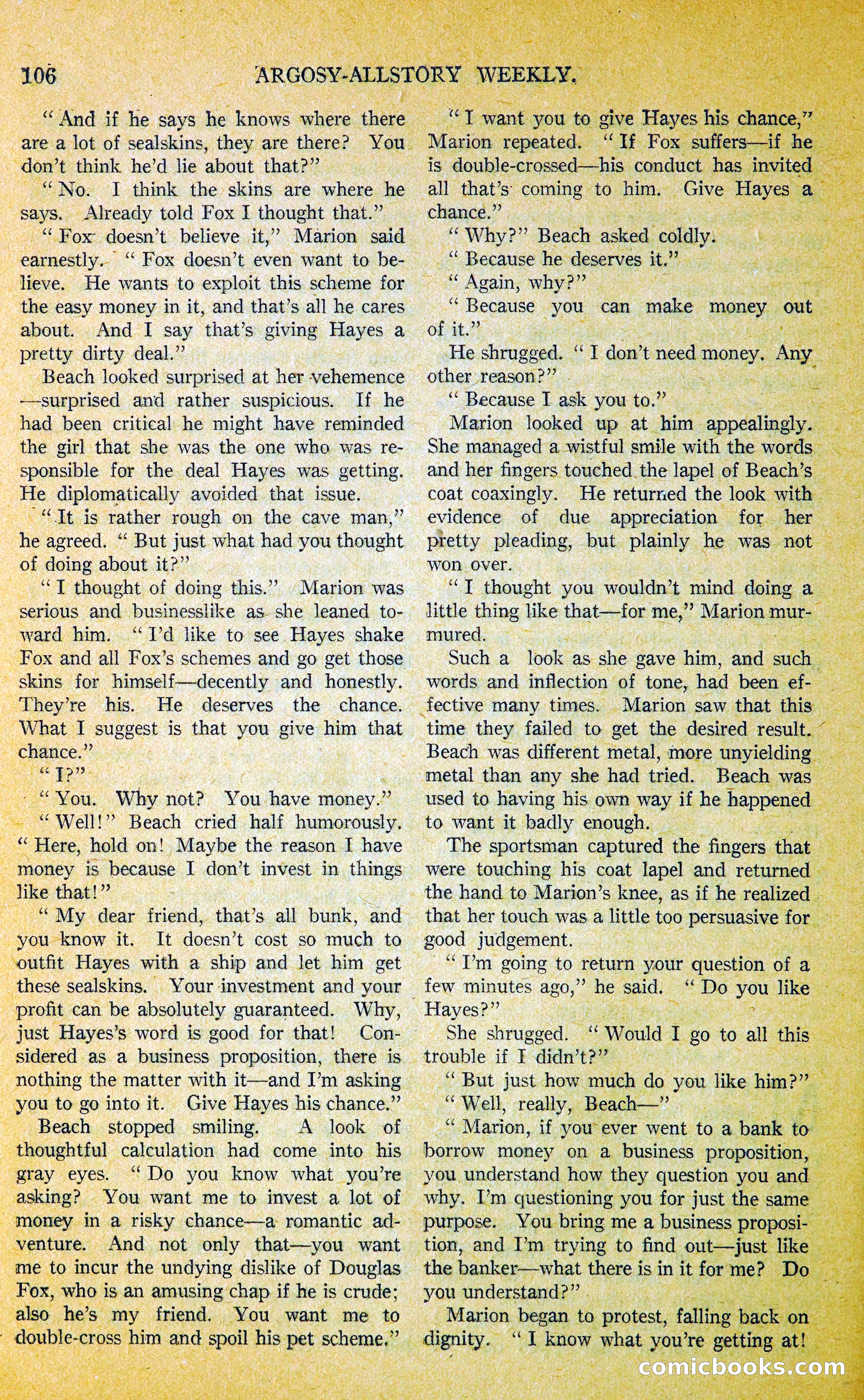 Argosy All-Story Weekly — page 123 of 393