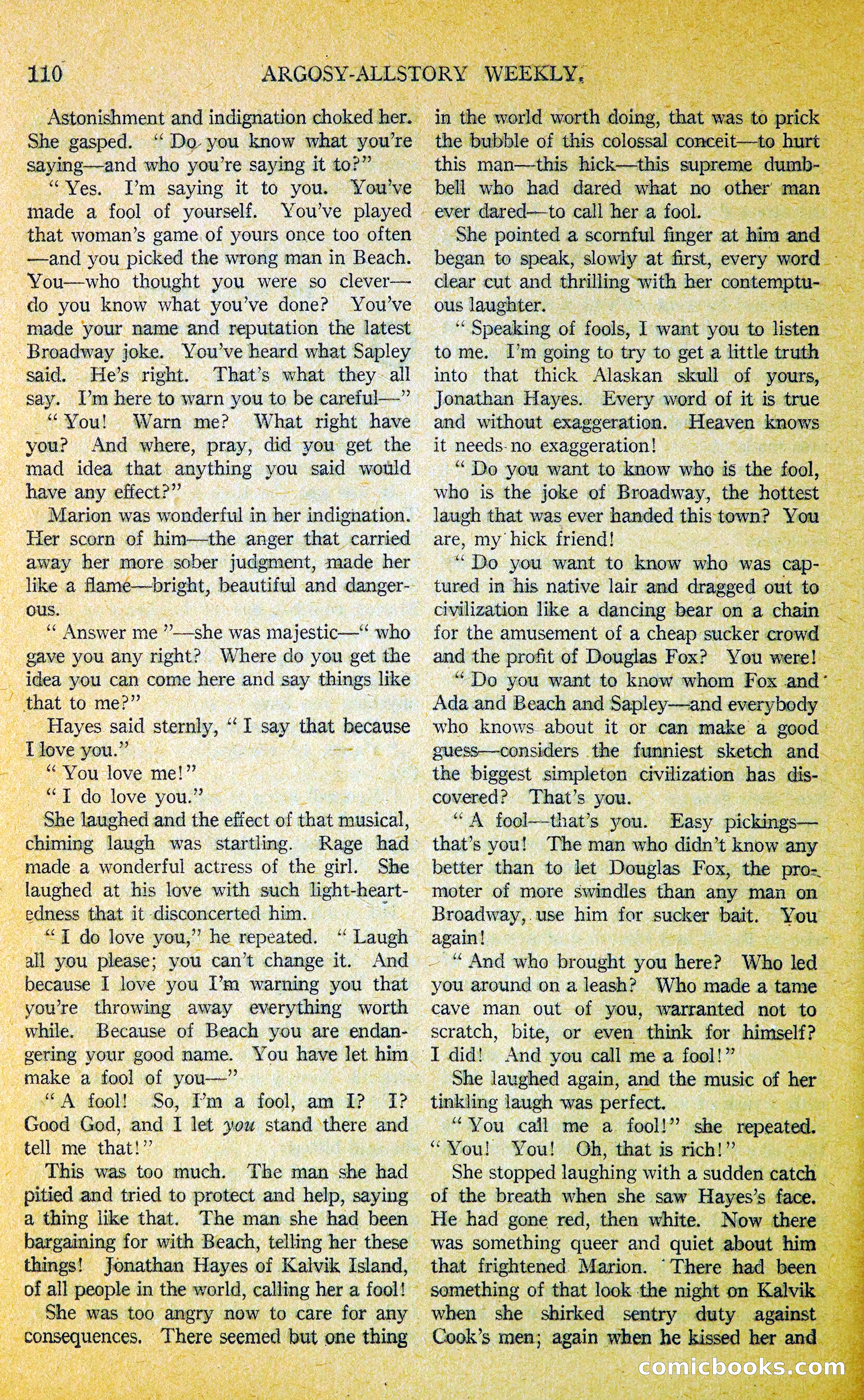 Argosy All-Story Weekly — page 127 of 393