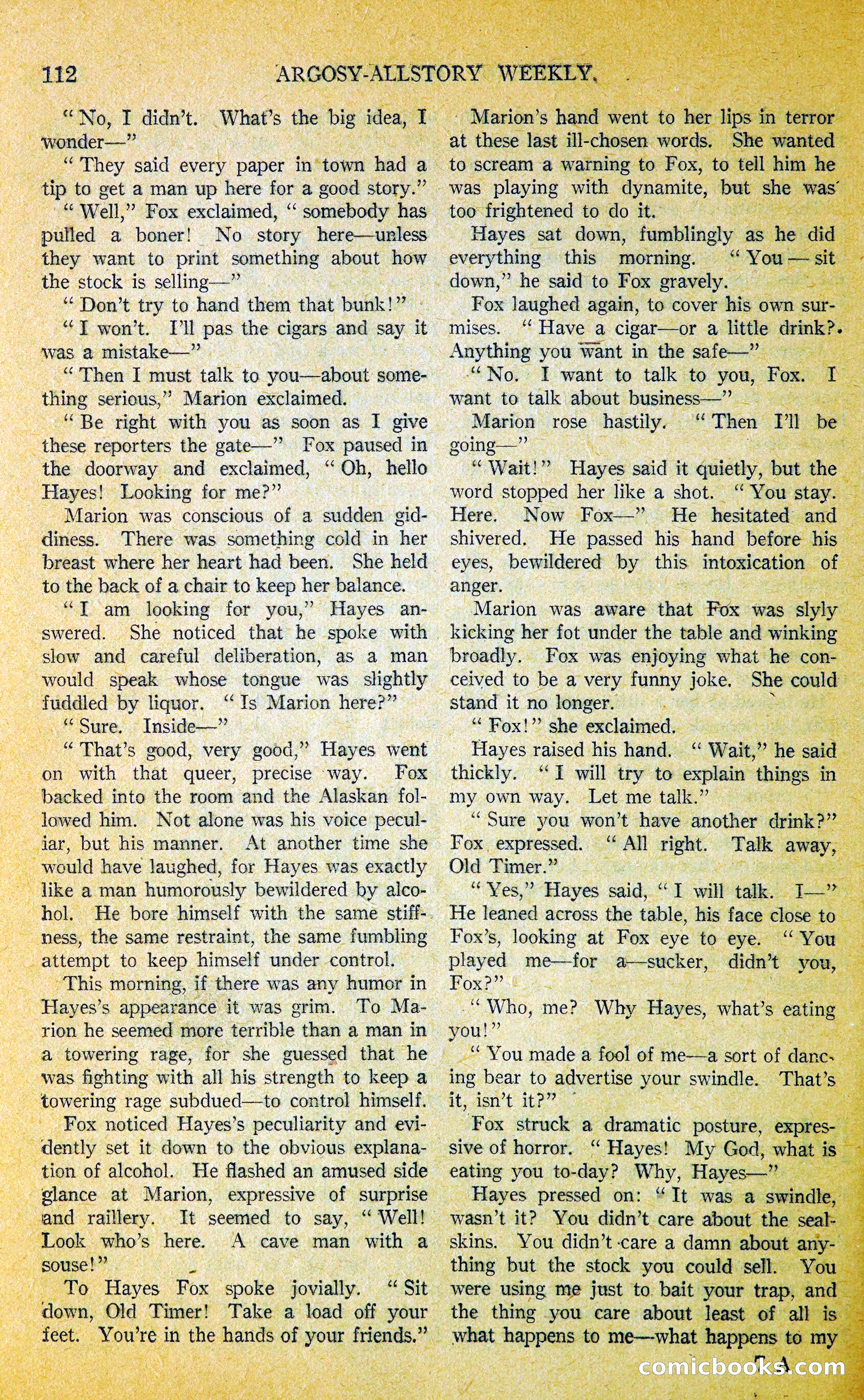 Argosy All-Story Weekly — page 129 of 393