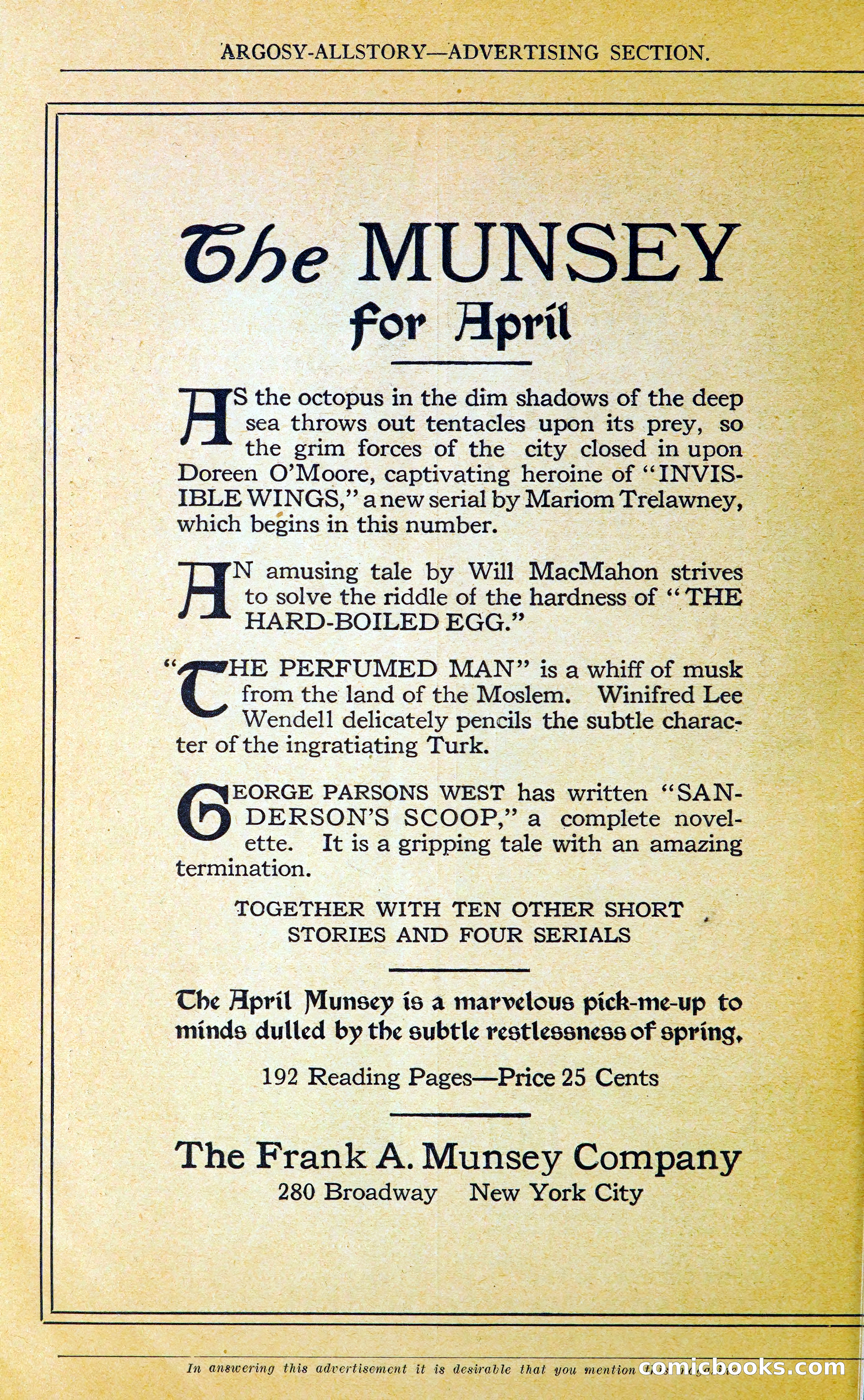 Argosy All-Story Weekly — page 181 of 393