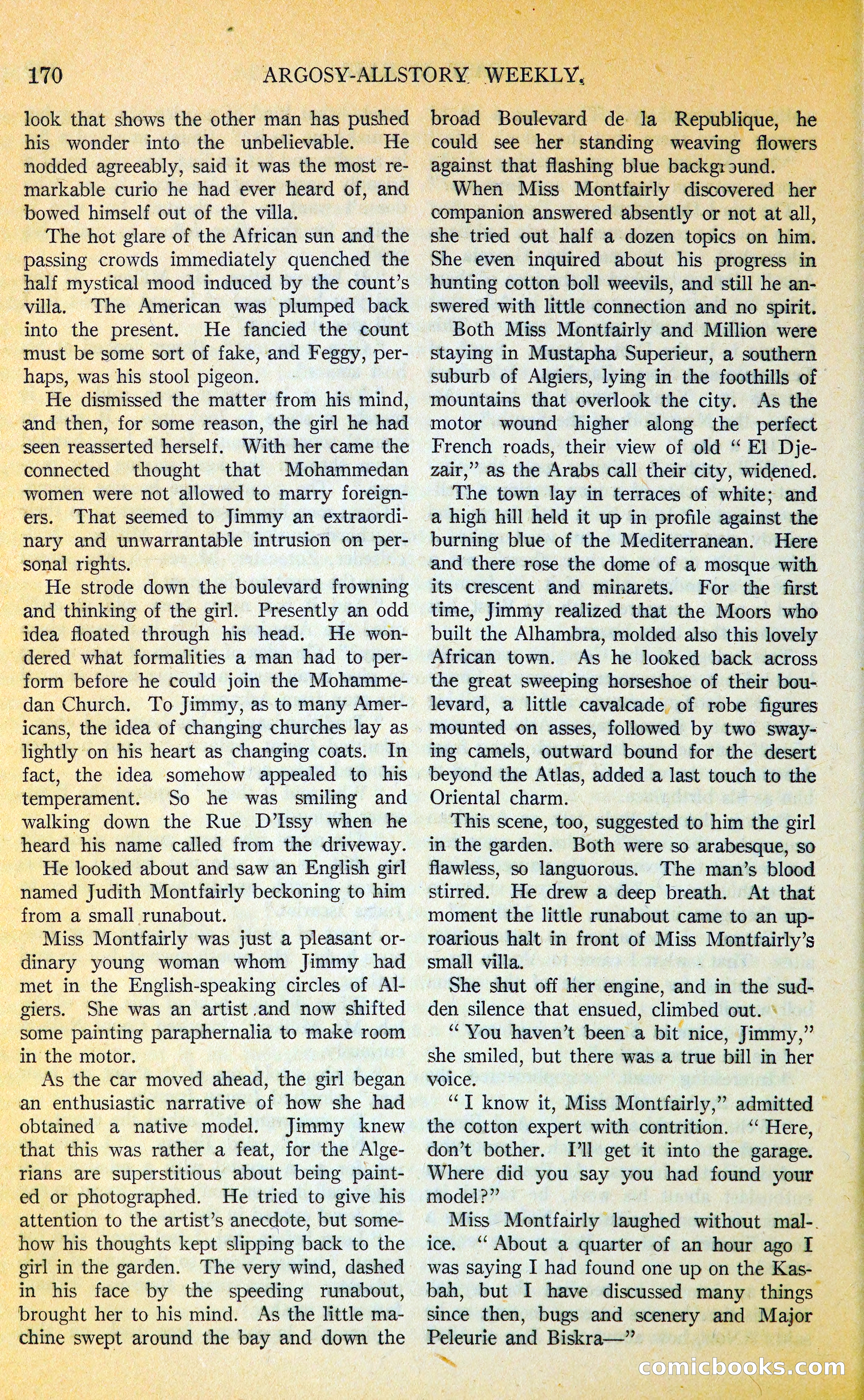 Argosy All-Story Weekly — page 203 of 393