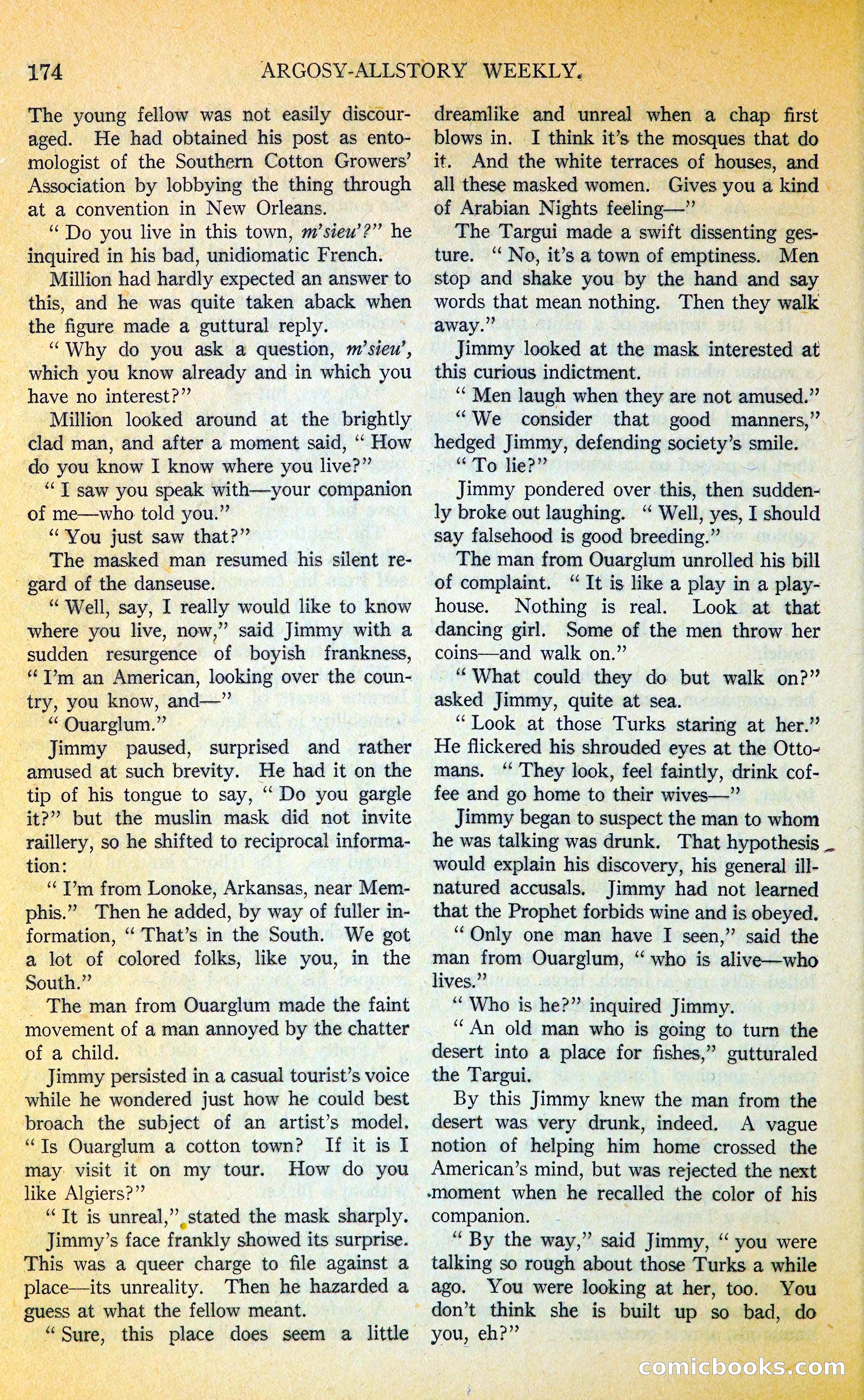 Argosy All-Story Weekly — page 207 of 393