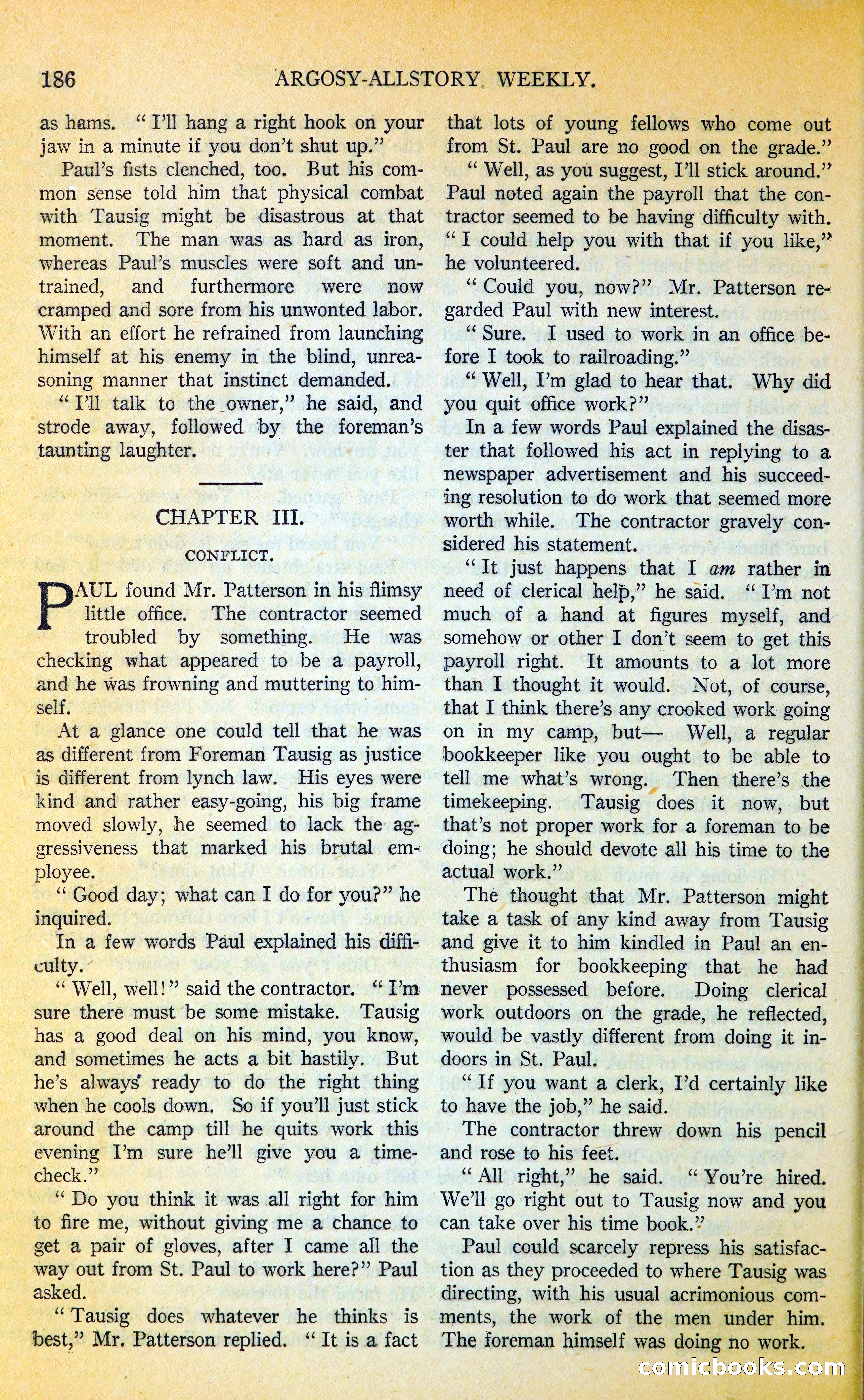 Argosy All-Story Weekly — page 219 of 393