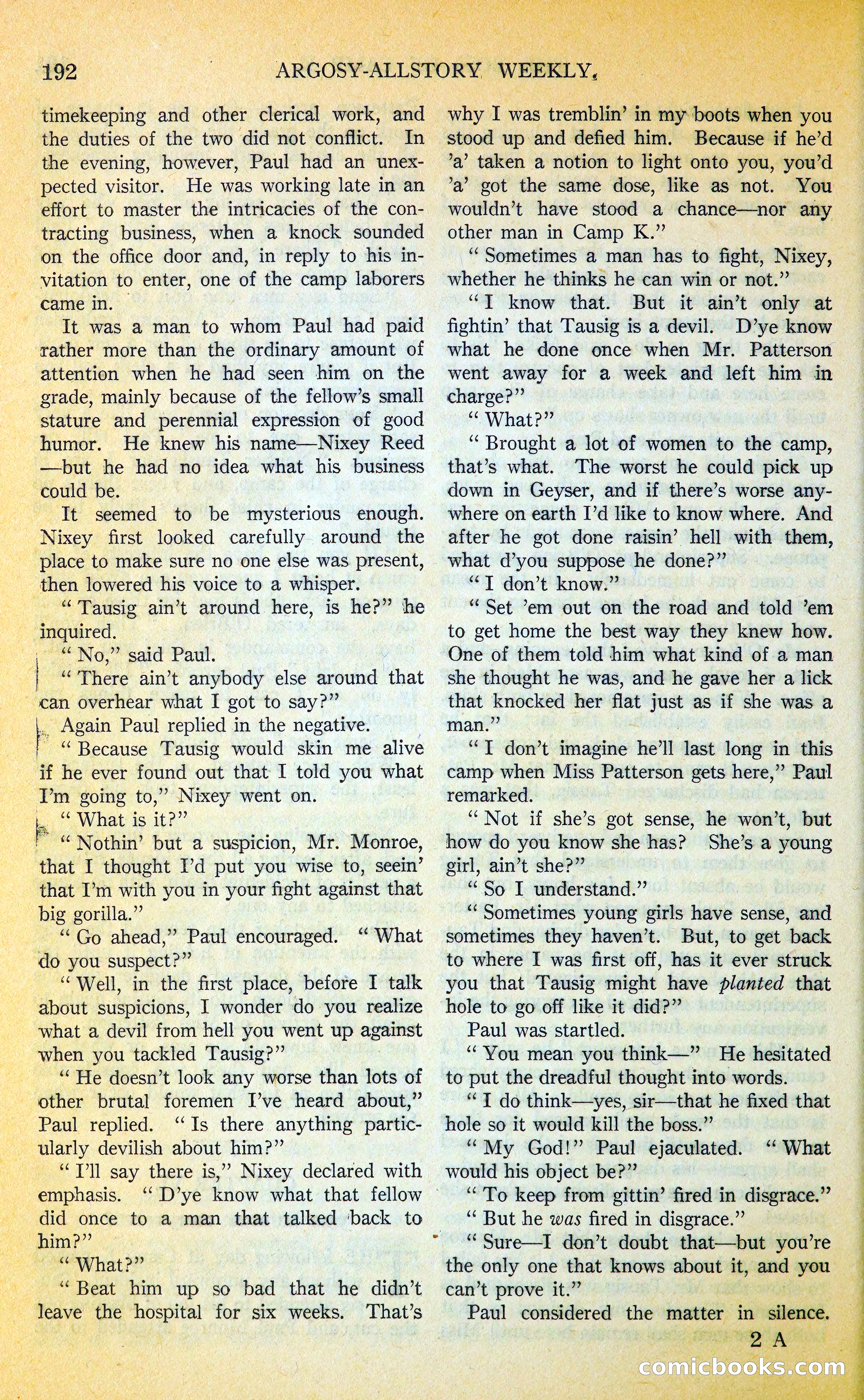 Argosy All-Story Weekly — page 225 of 393