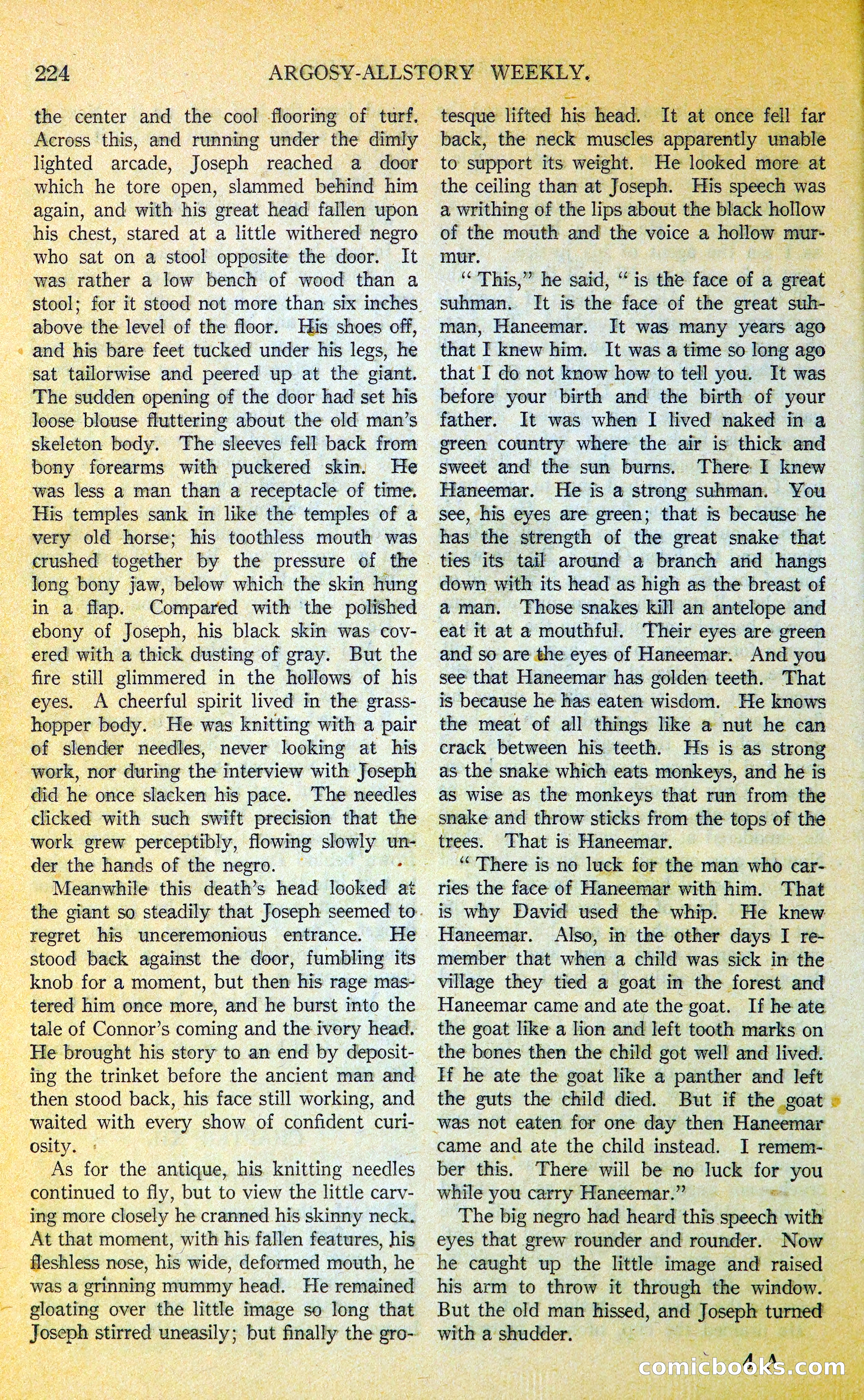 Argosy All-Story Weekly — page 257 of 393