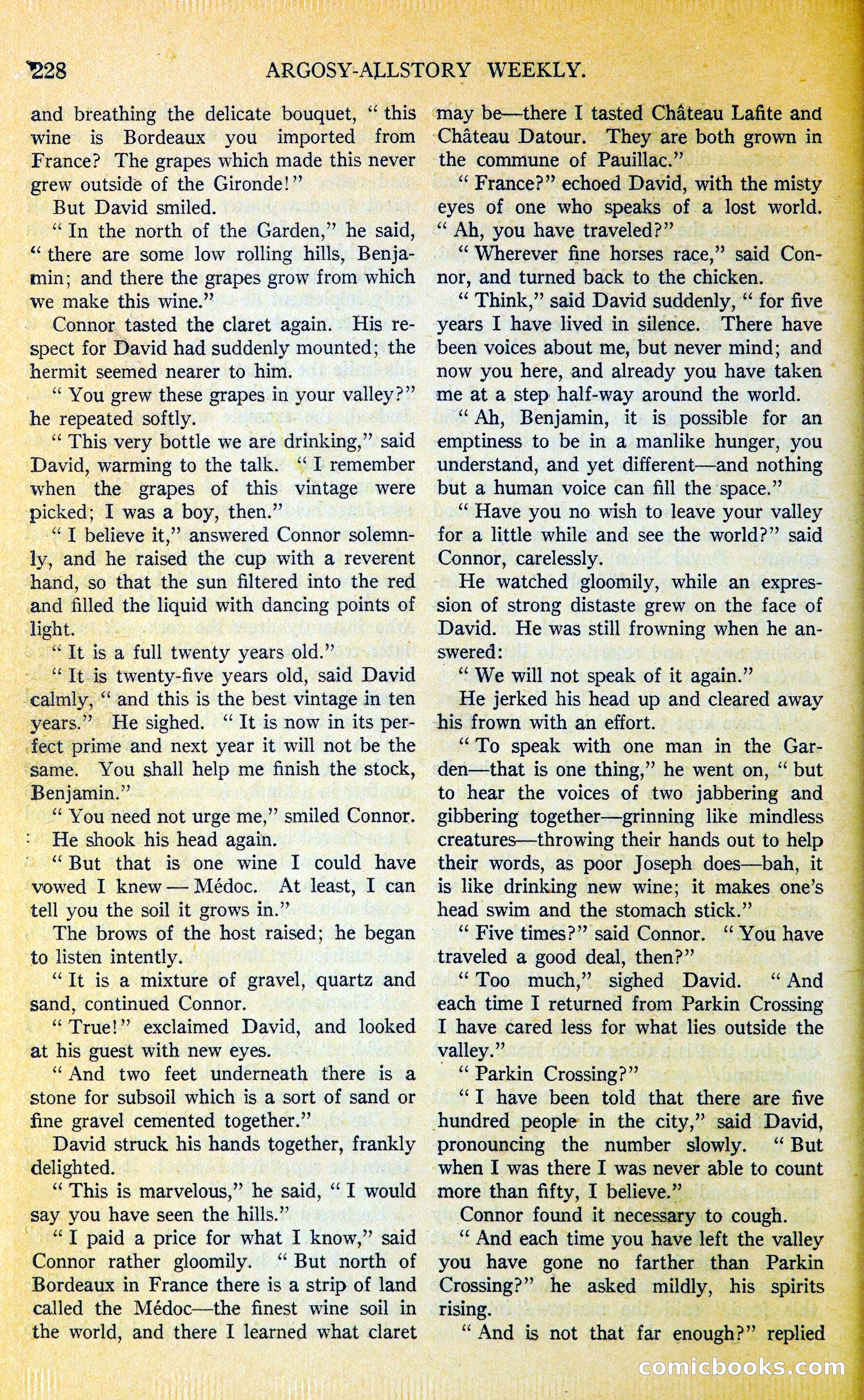 Argosy All-Story Weekly — page 261 of 393