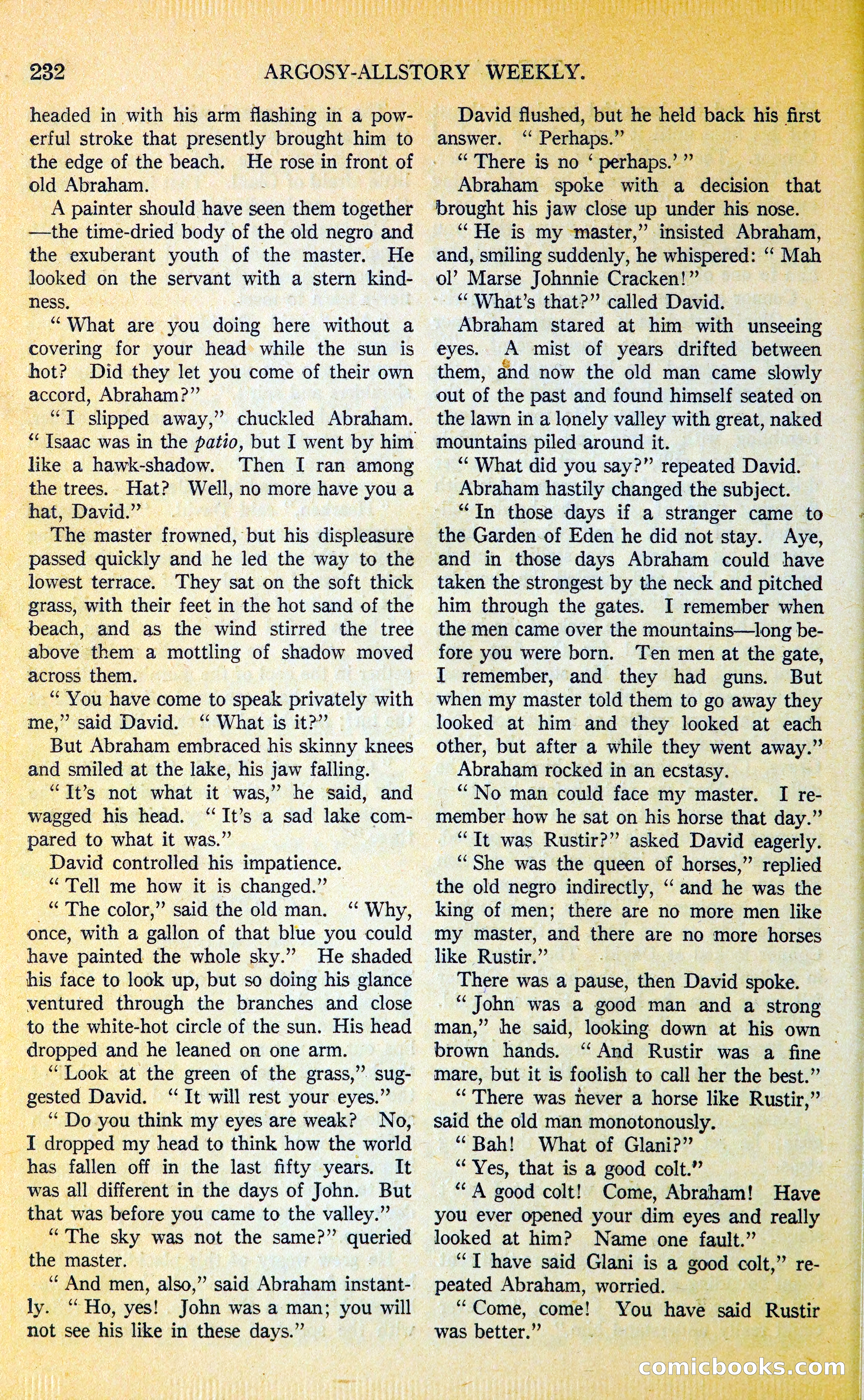 Argosy All-Story Weekly — page 265 of 393