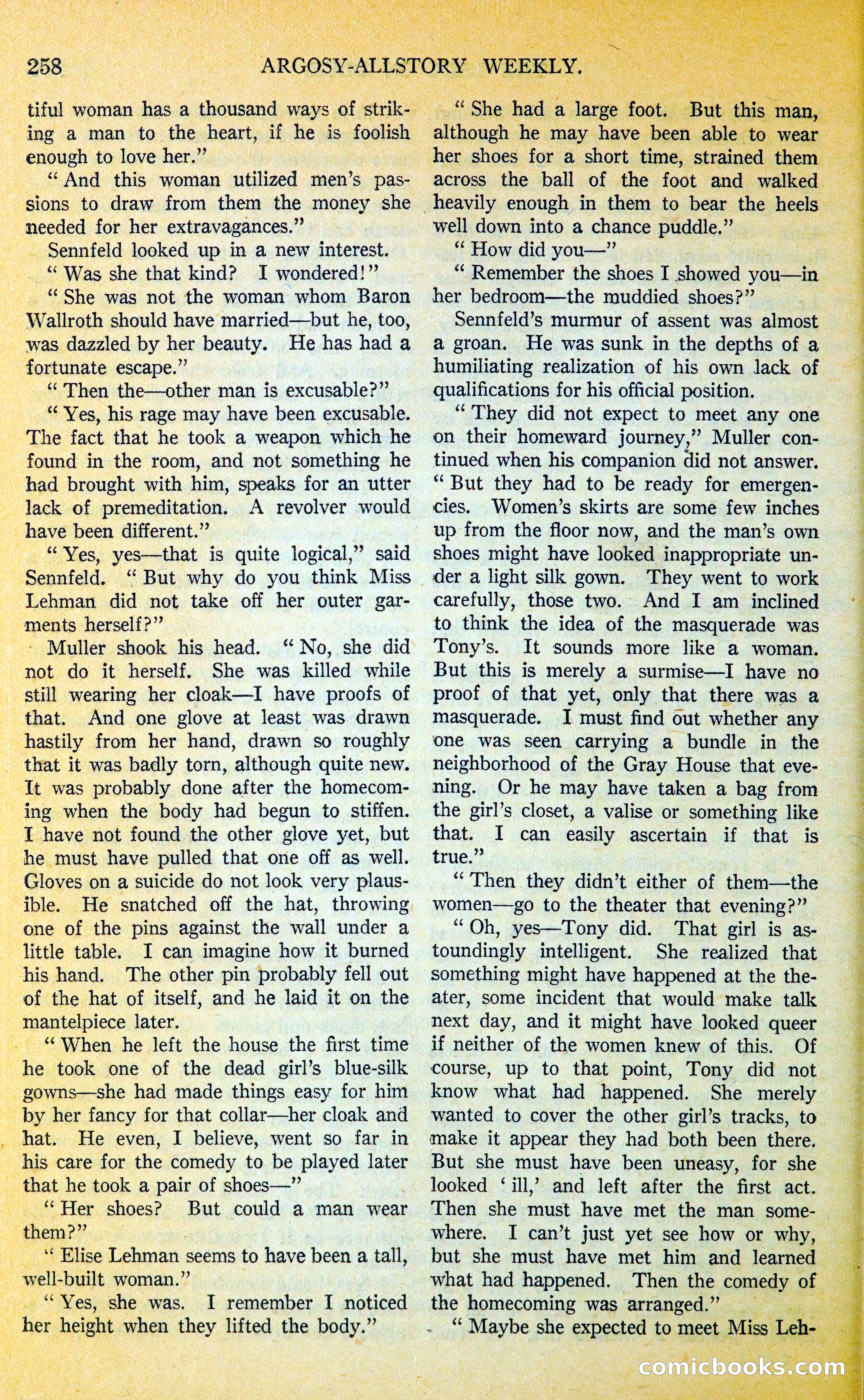 Argosy All-Story Weekly — page 291 of 393
