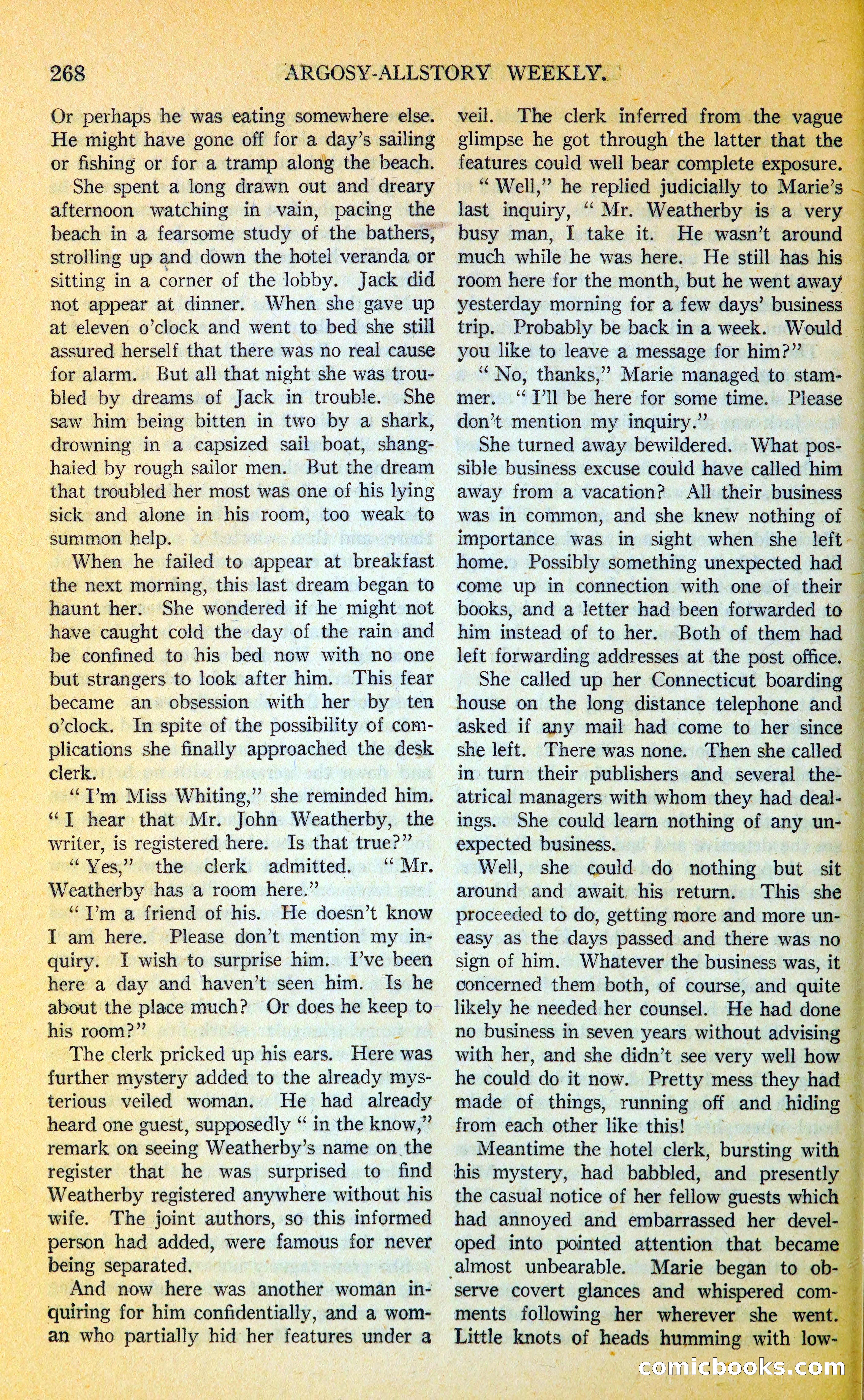 Argosy All-Story Weekly — page 301 of 393