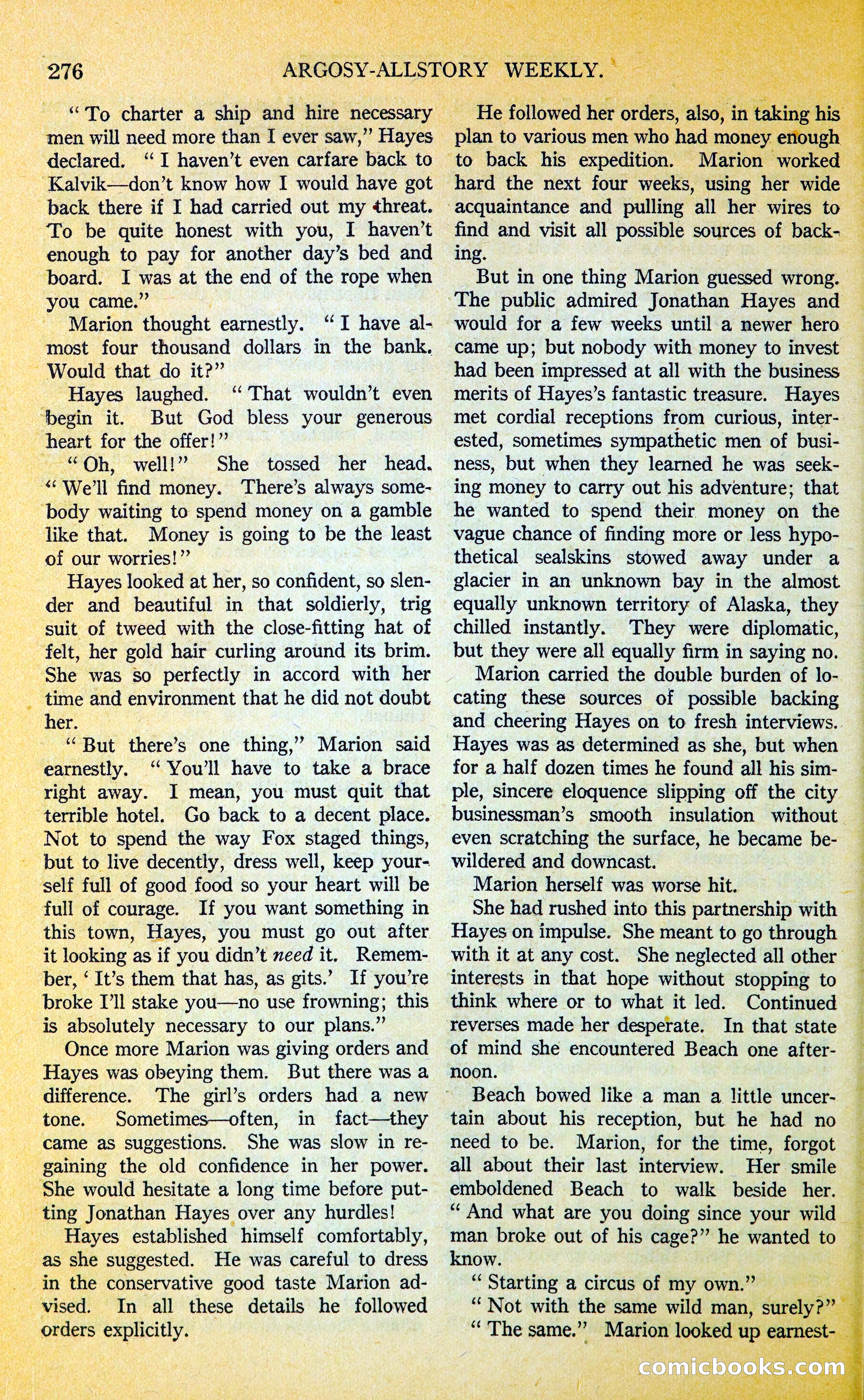 Argosy All-Story Weekly — page 309 of 393