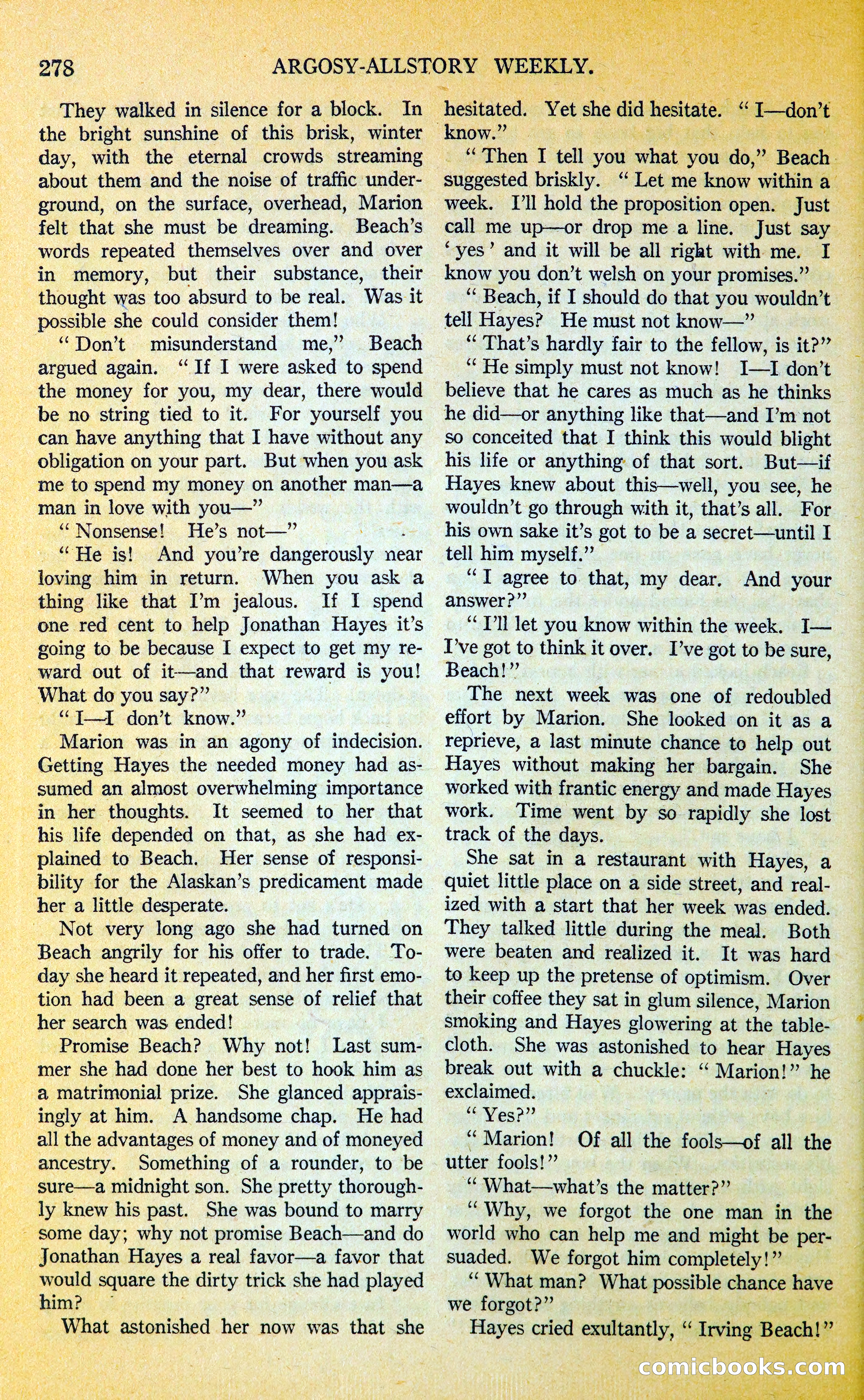 Argosy All-Story Weekly — page 311 of 393