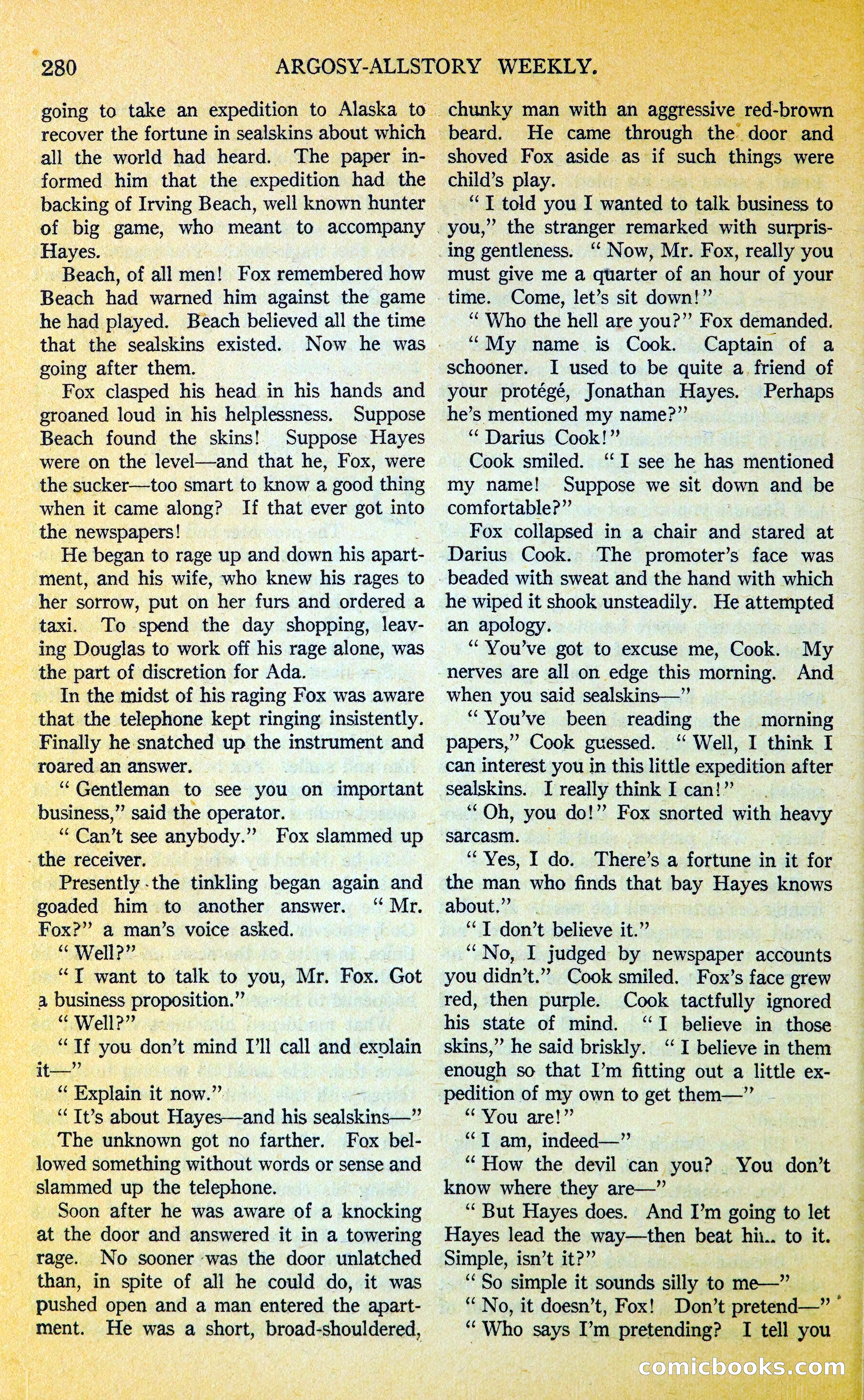 Argosy All-Story Weekly — page 313 of 393
