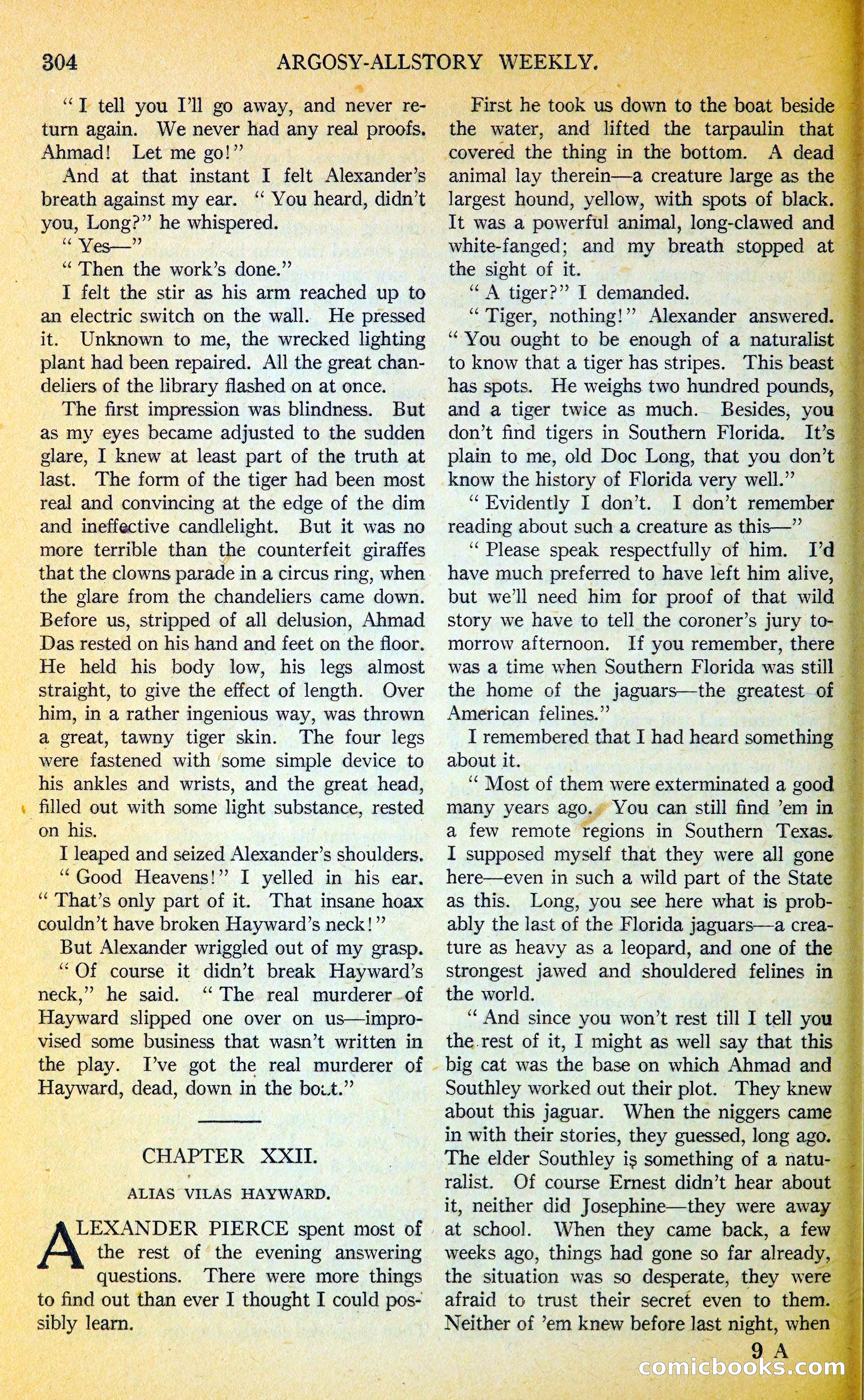 Argosy All-Story Weekly — page 337 of 393
