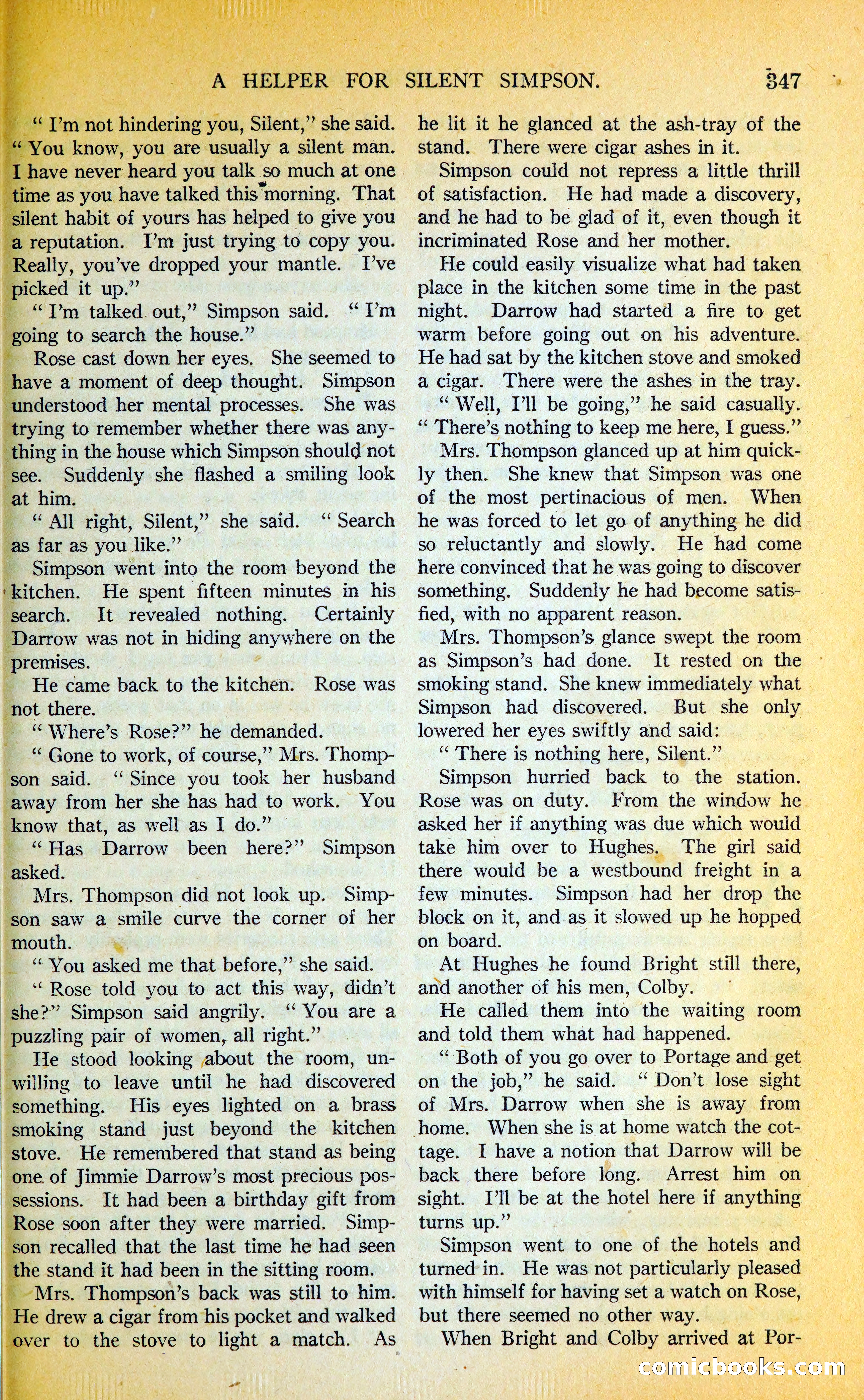 Argosy All-Story Weekly — page 392 of 393
