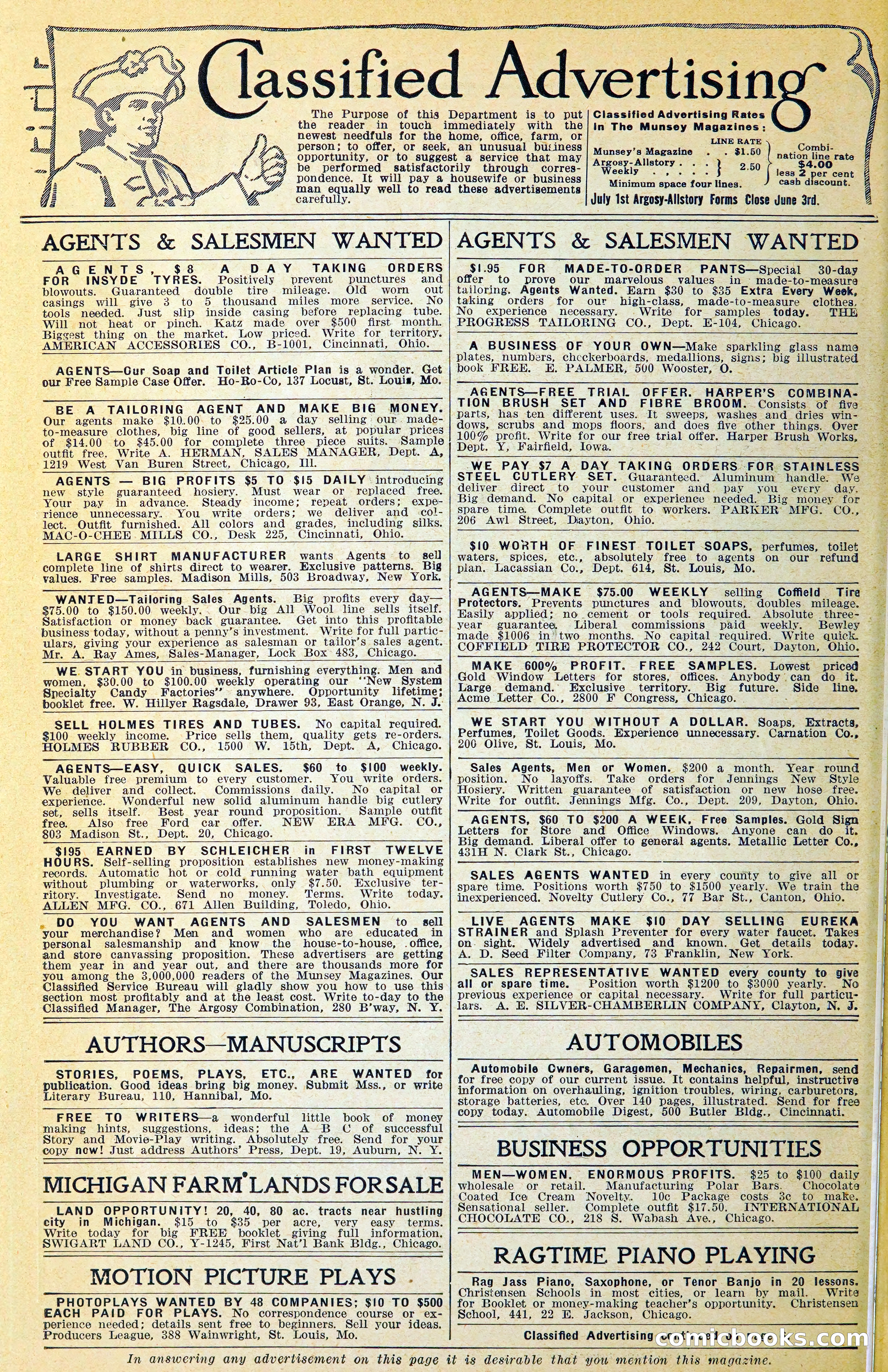 Argosy All-Story Weekly — page 13 of 393