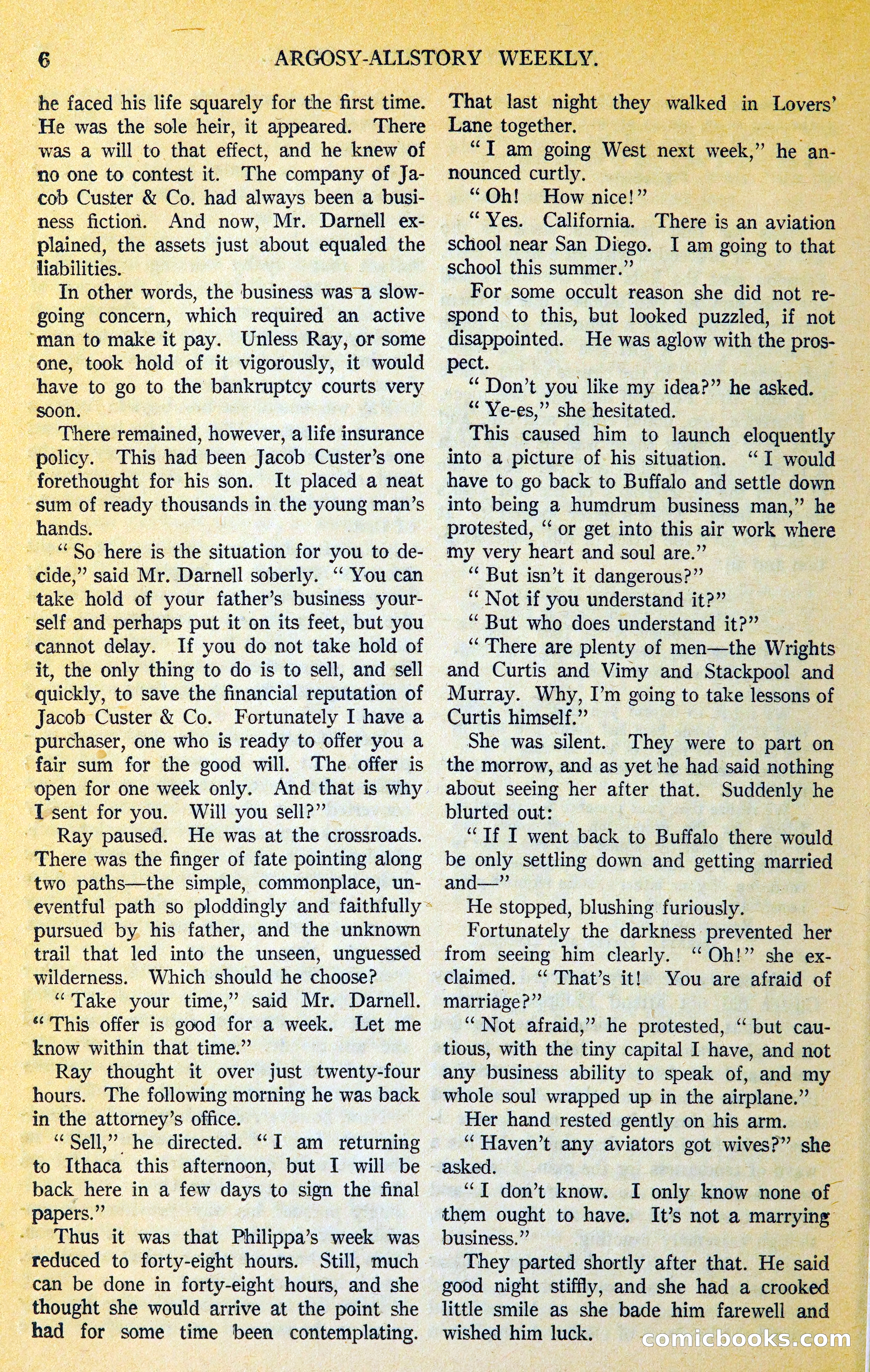 Argosy All-Story Weekly — page 23 of 393