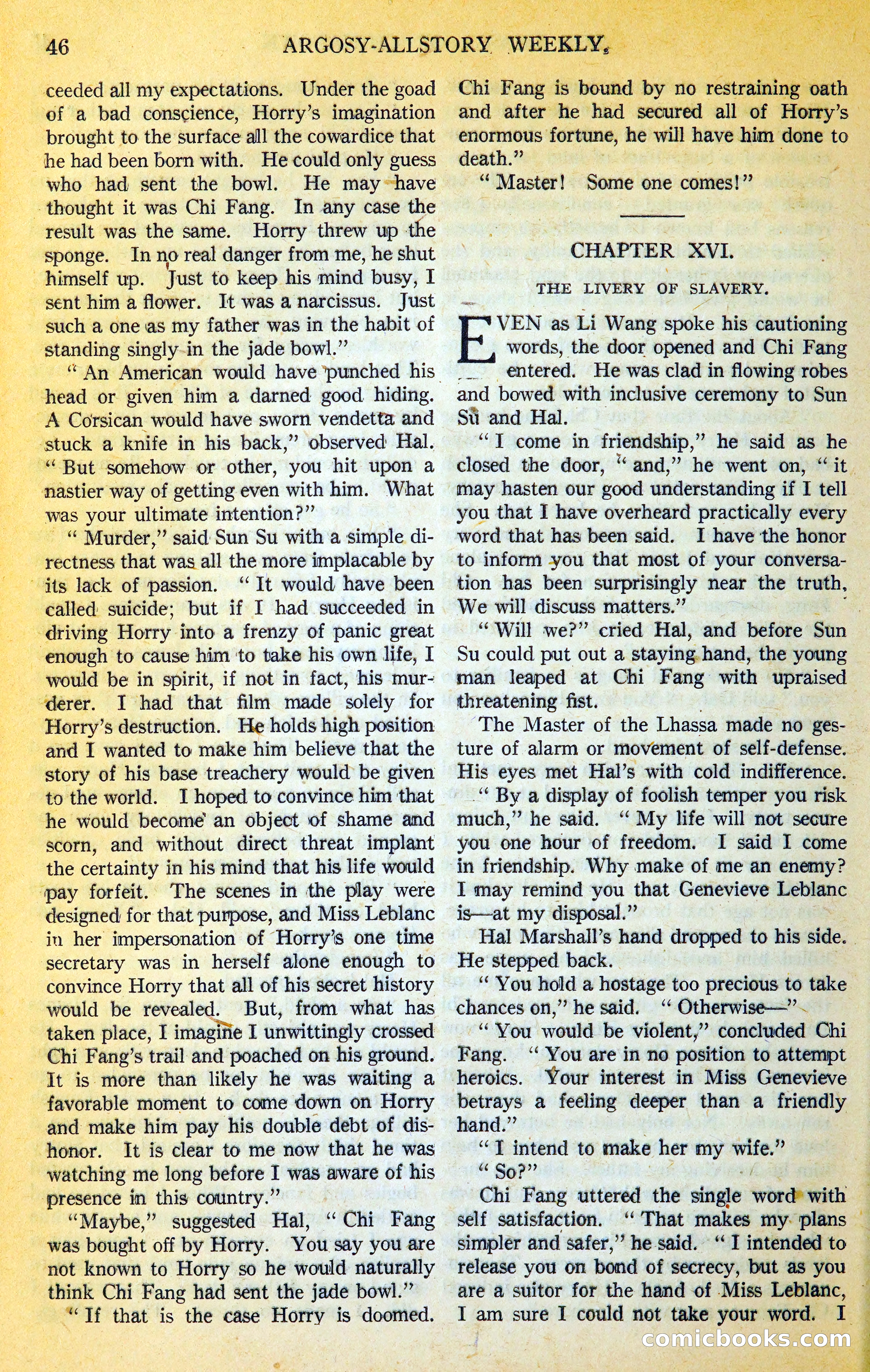 Argosy All-Story Weekly — page 63 of 393