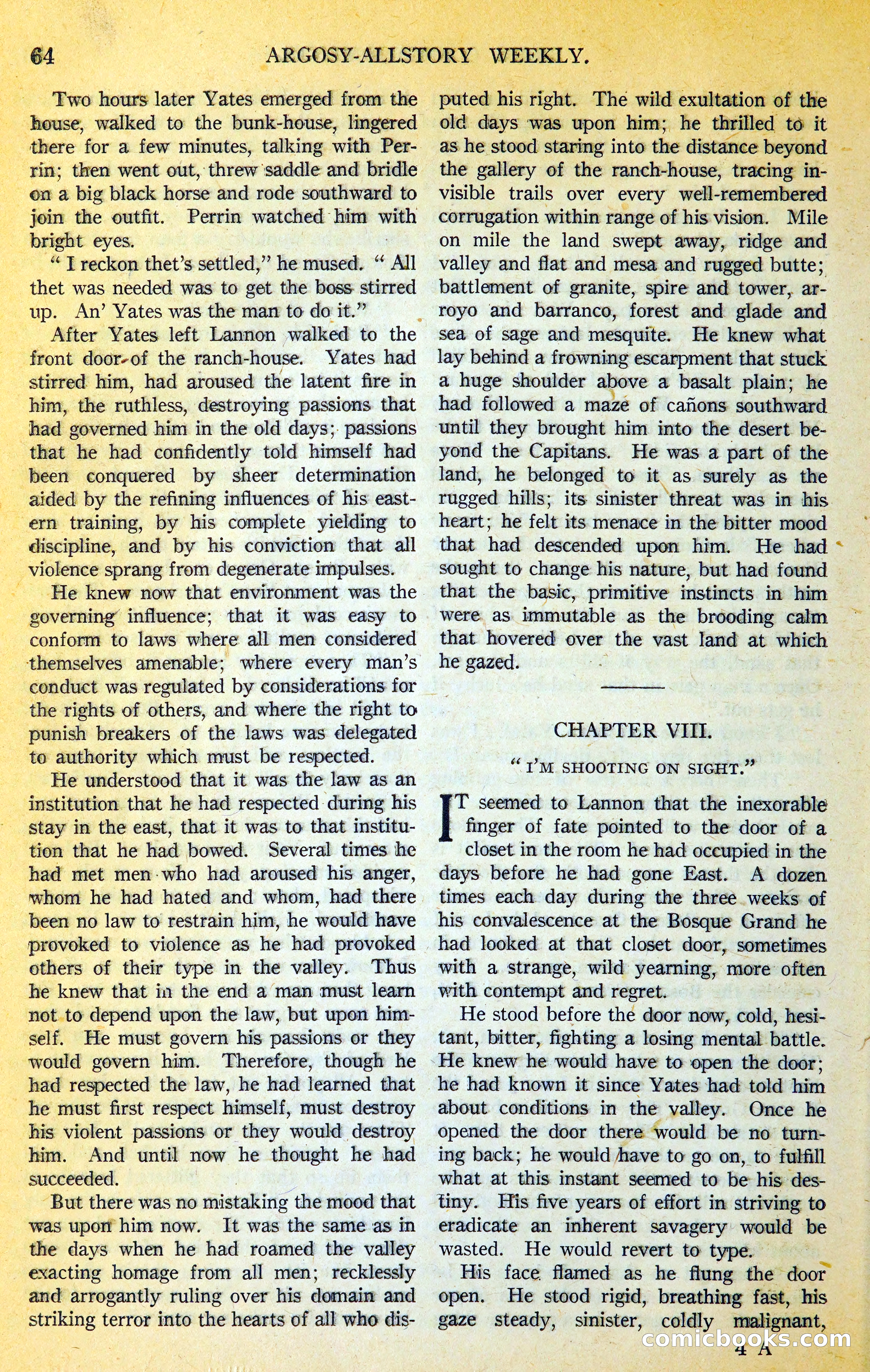 Argosy All-Story Weekly — page 81 of 393