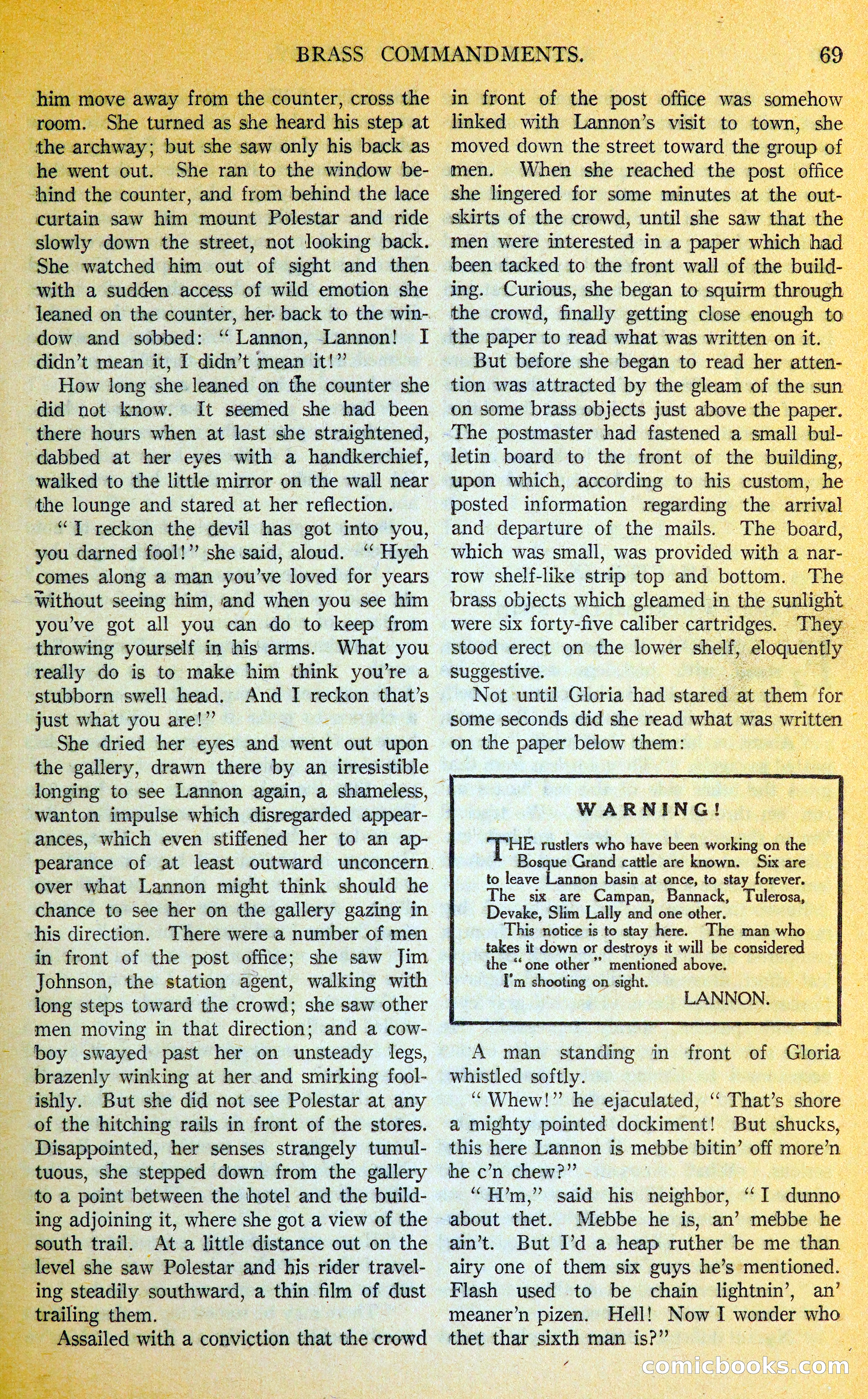 Argosy All-Story Weekly — page 86 of 393