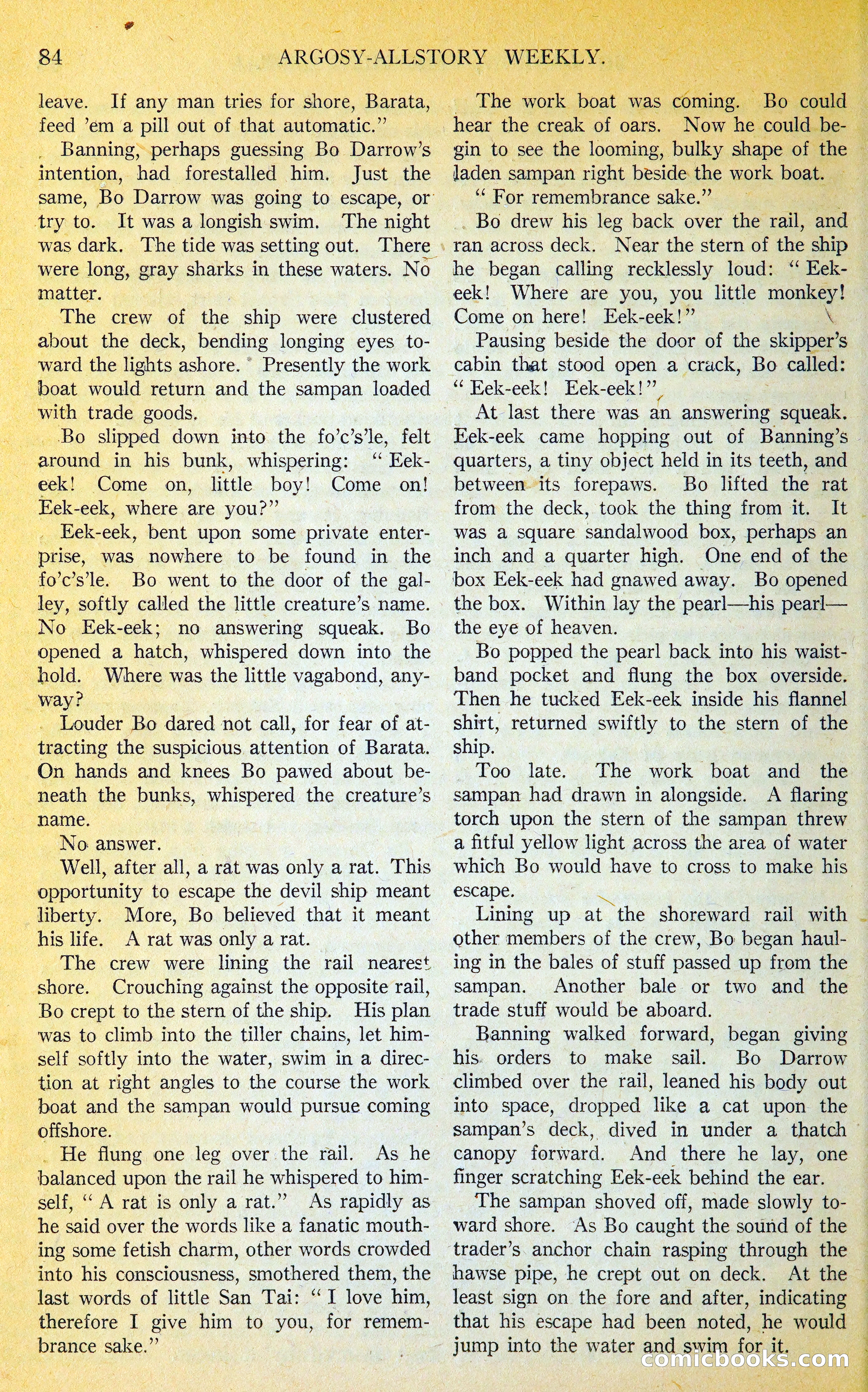 Argosy All-Story Weekly — page 101 of 393