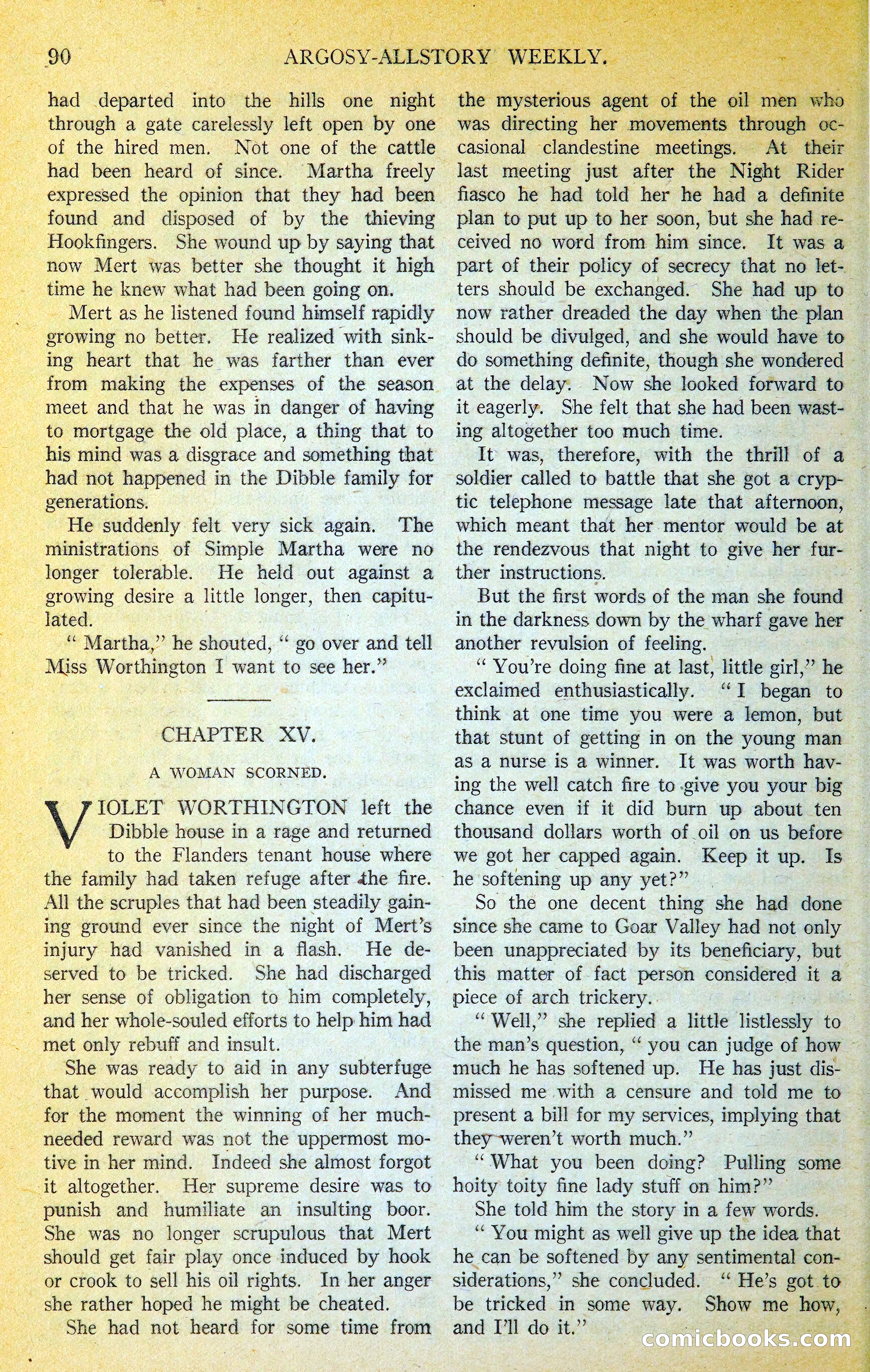 Argosy All-Story Weekly — page 107 of 393