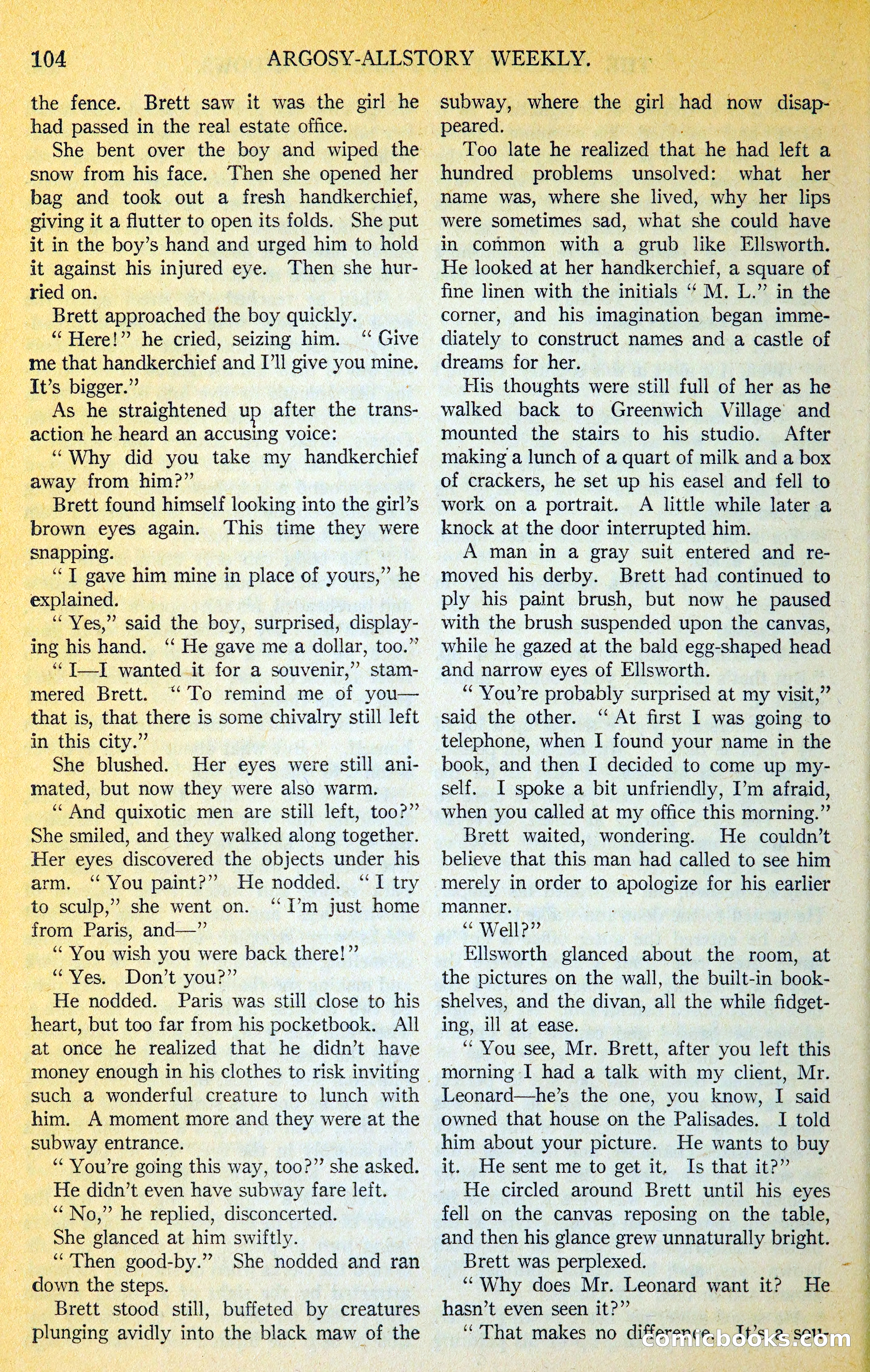 Argosy All-Story Weekly — page 121 of 393
