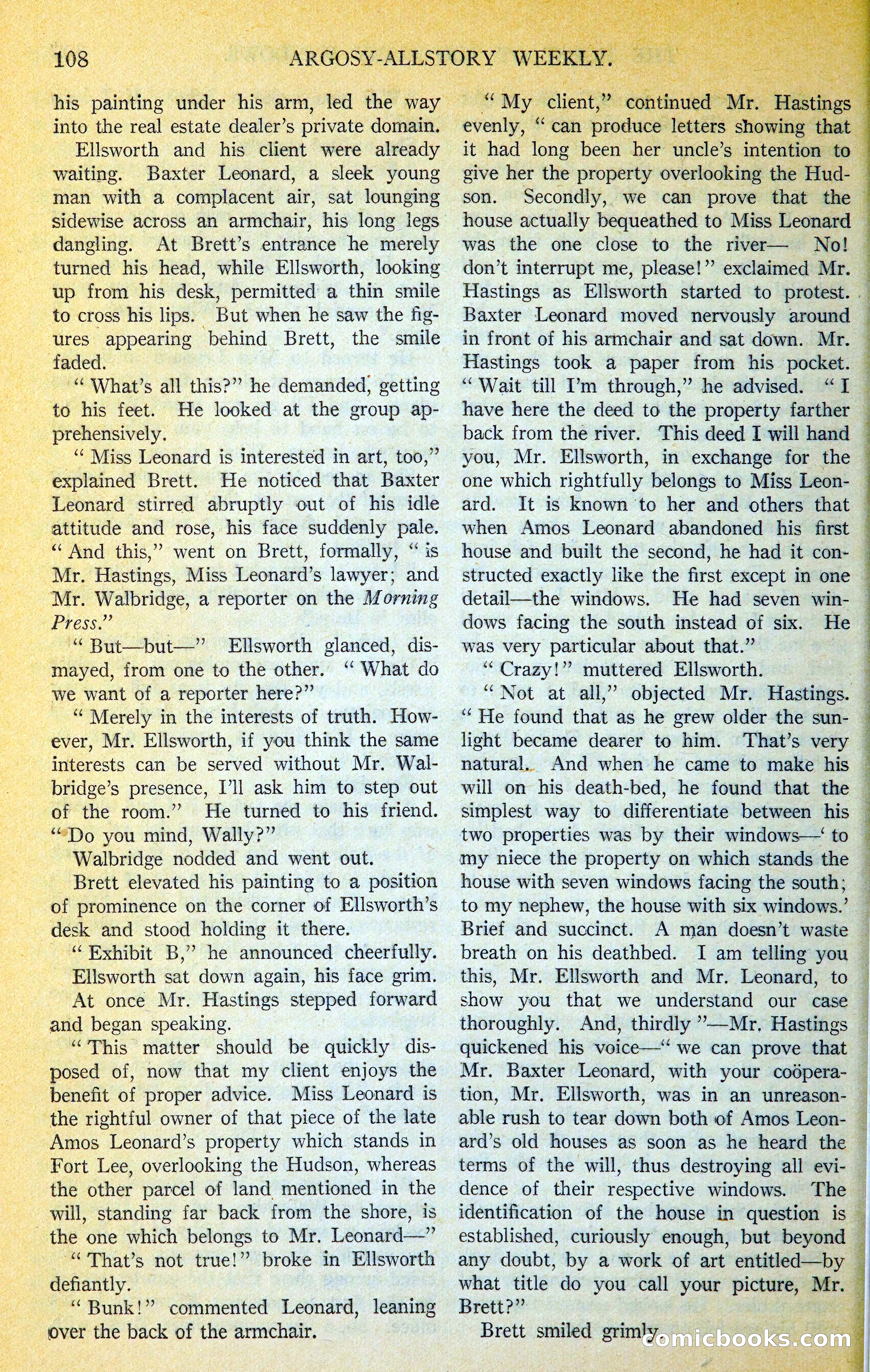 Argosy All-Story Weekly — page 125 of 393