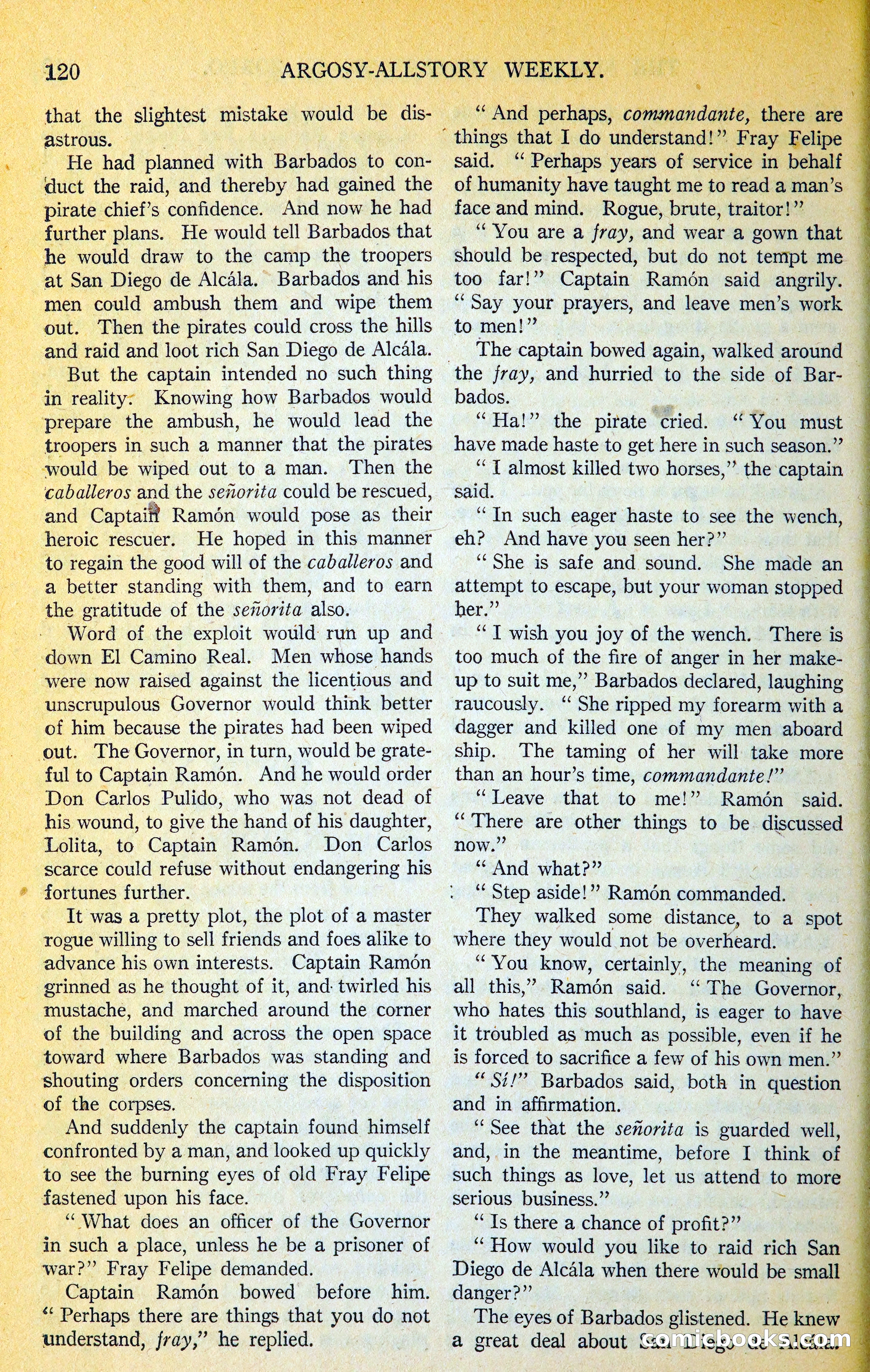 Argosy All-Story Weekly — page 137 of 393
