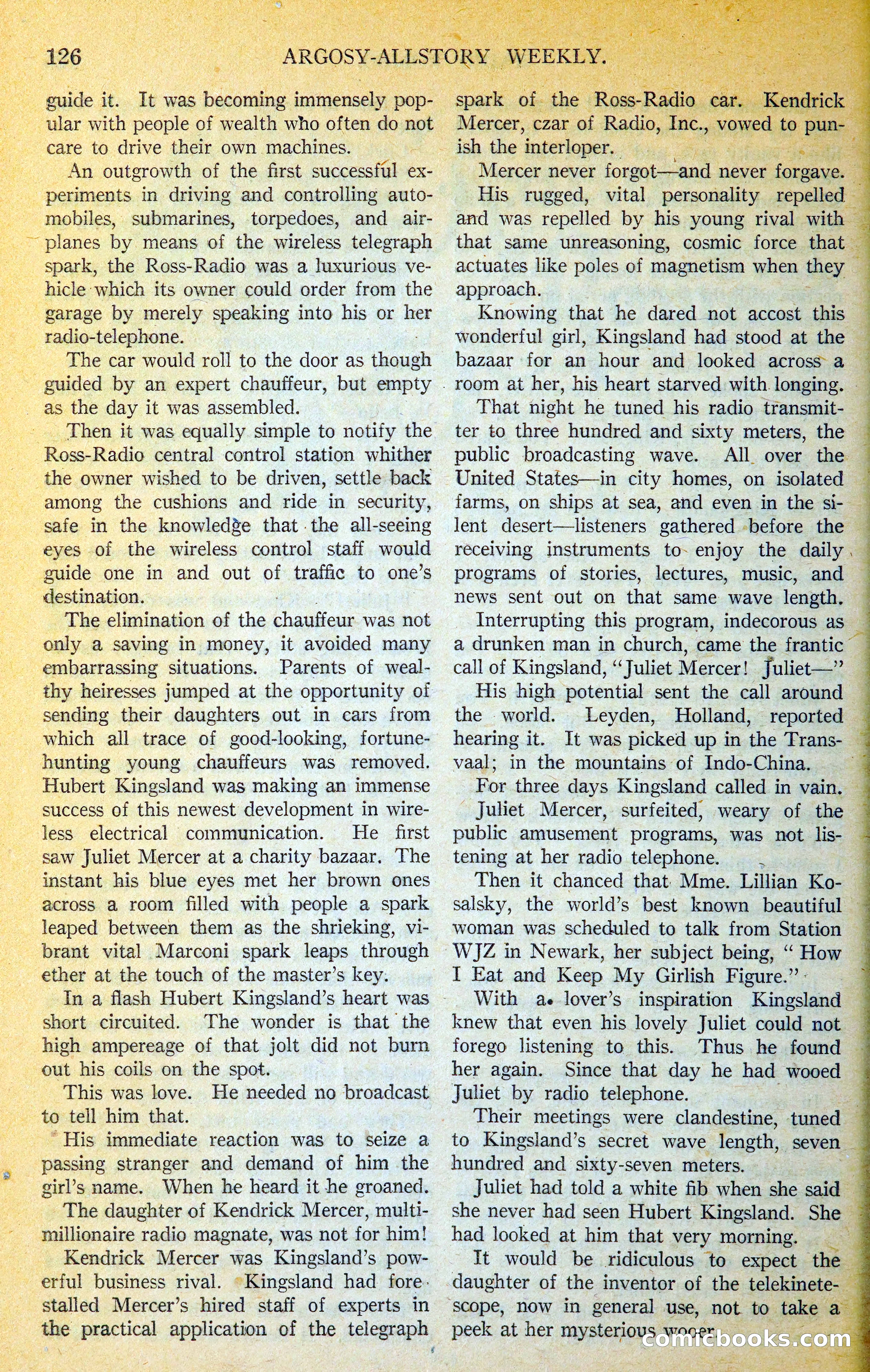 Argosy All-Story Weekly — page 143 of 393